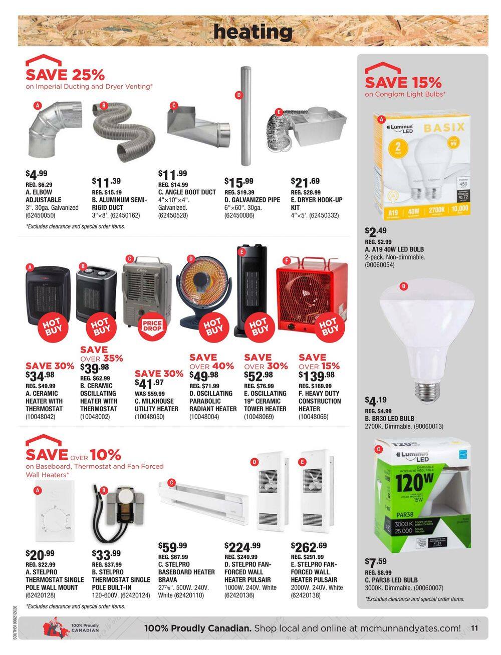 McMunn & Yates Building Supplies Flyer October 8 to 21