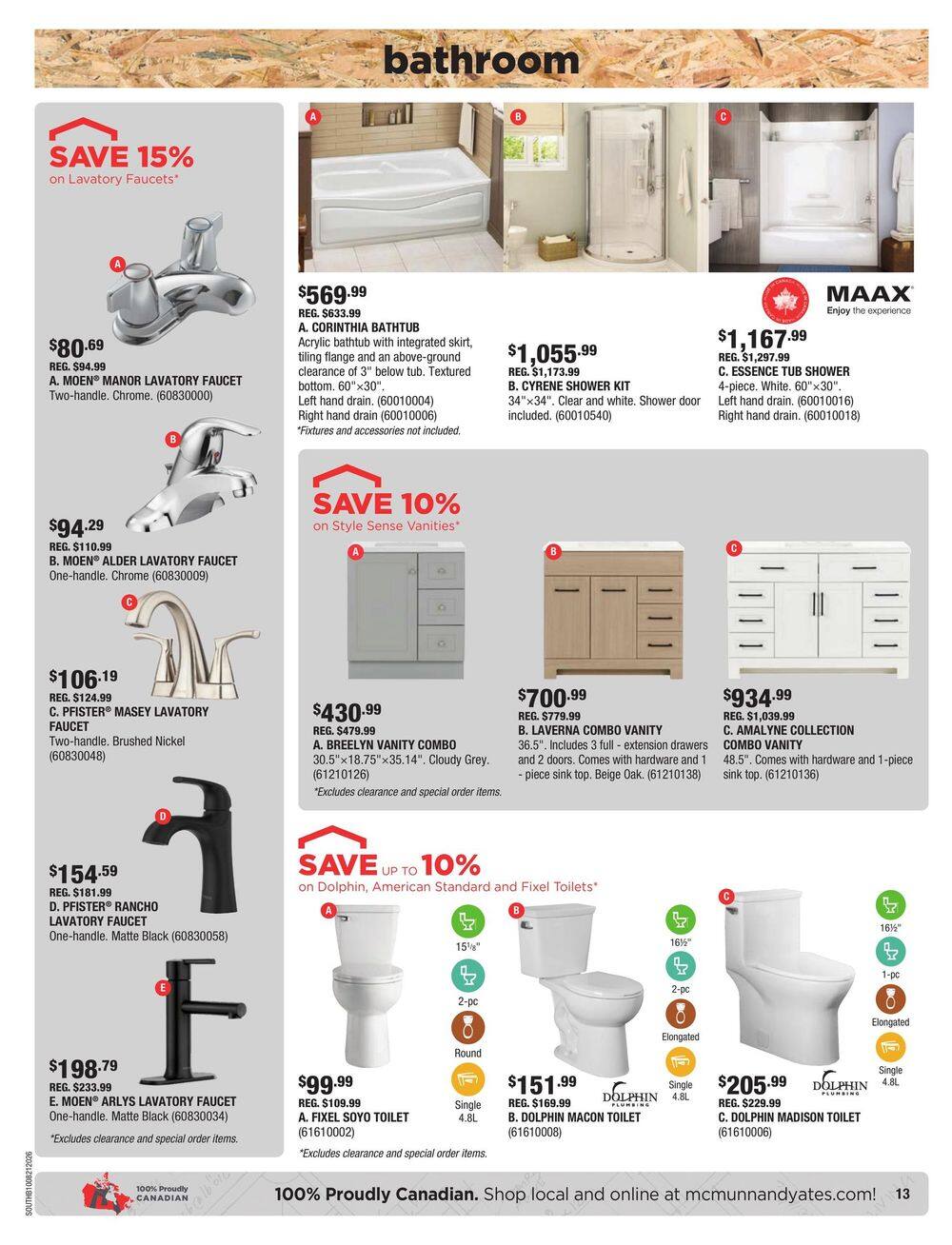 McMunn & Yates Building Supplies Flyer October 8 to 21