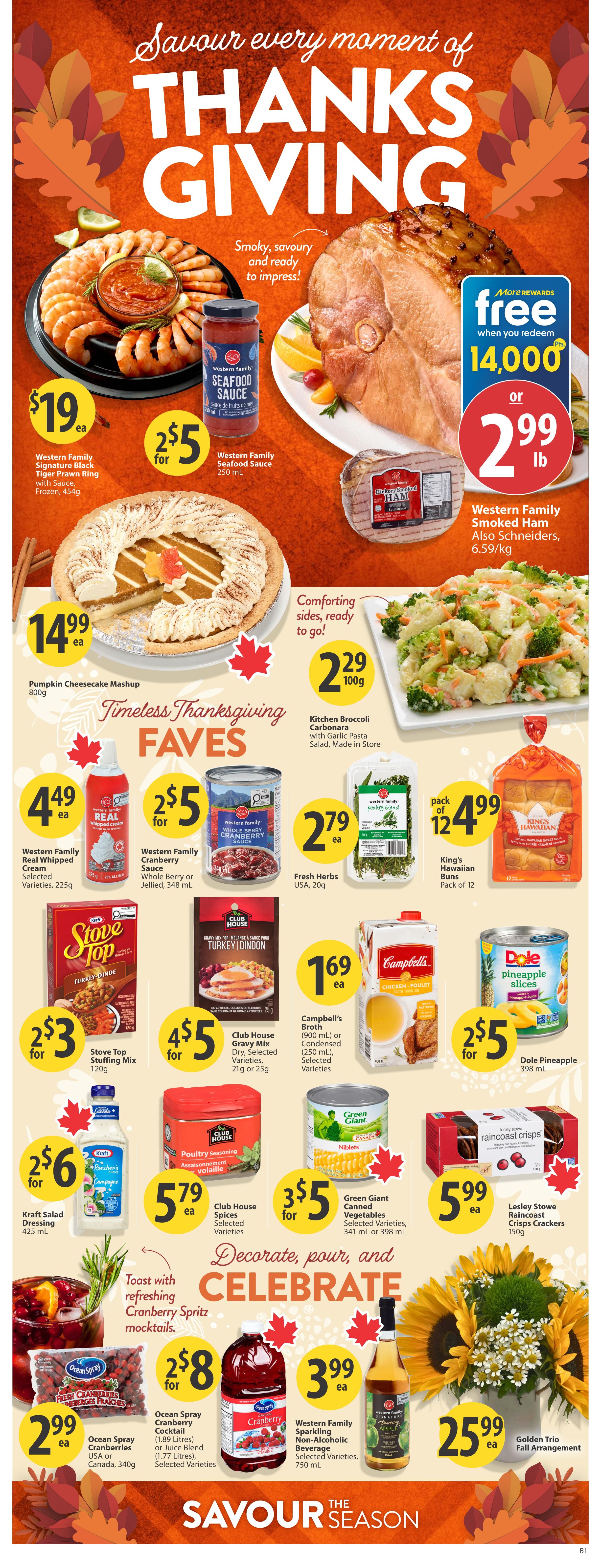 Save On Foods (AB) Flyer October 8 to 14
