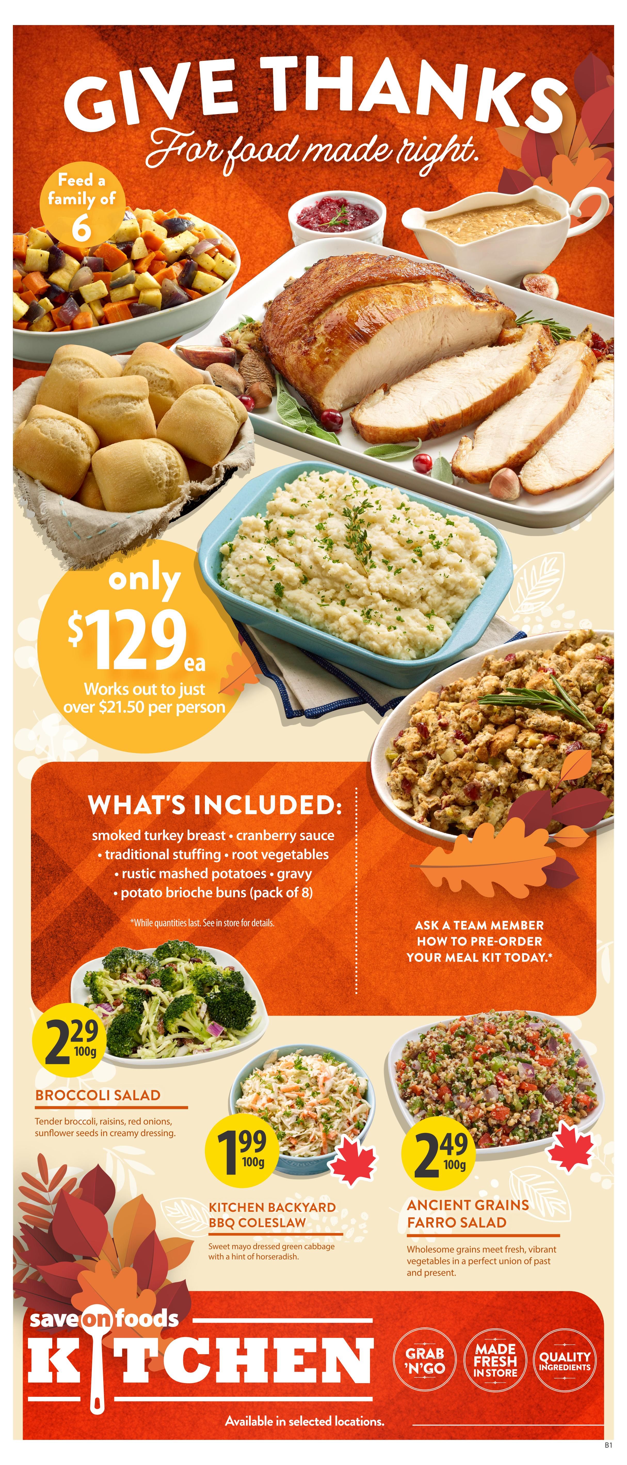Save On Foods (AB) Flyer October 8 to 14