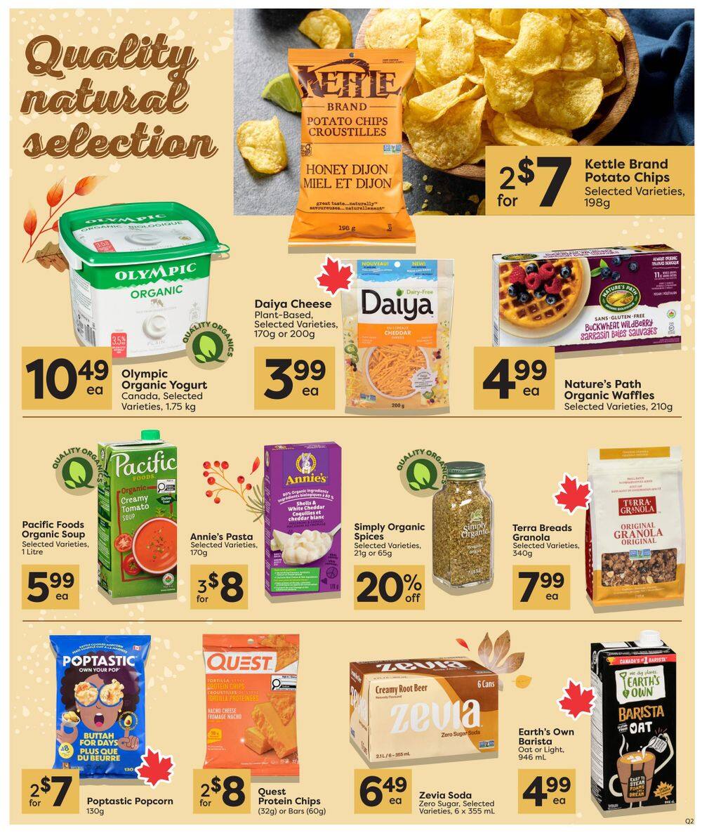 Quality Foods Flyer October 8 to 14