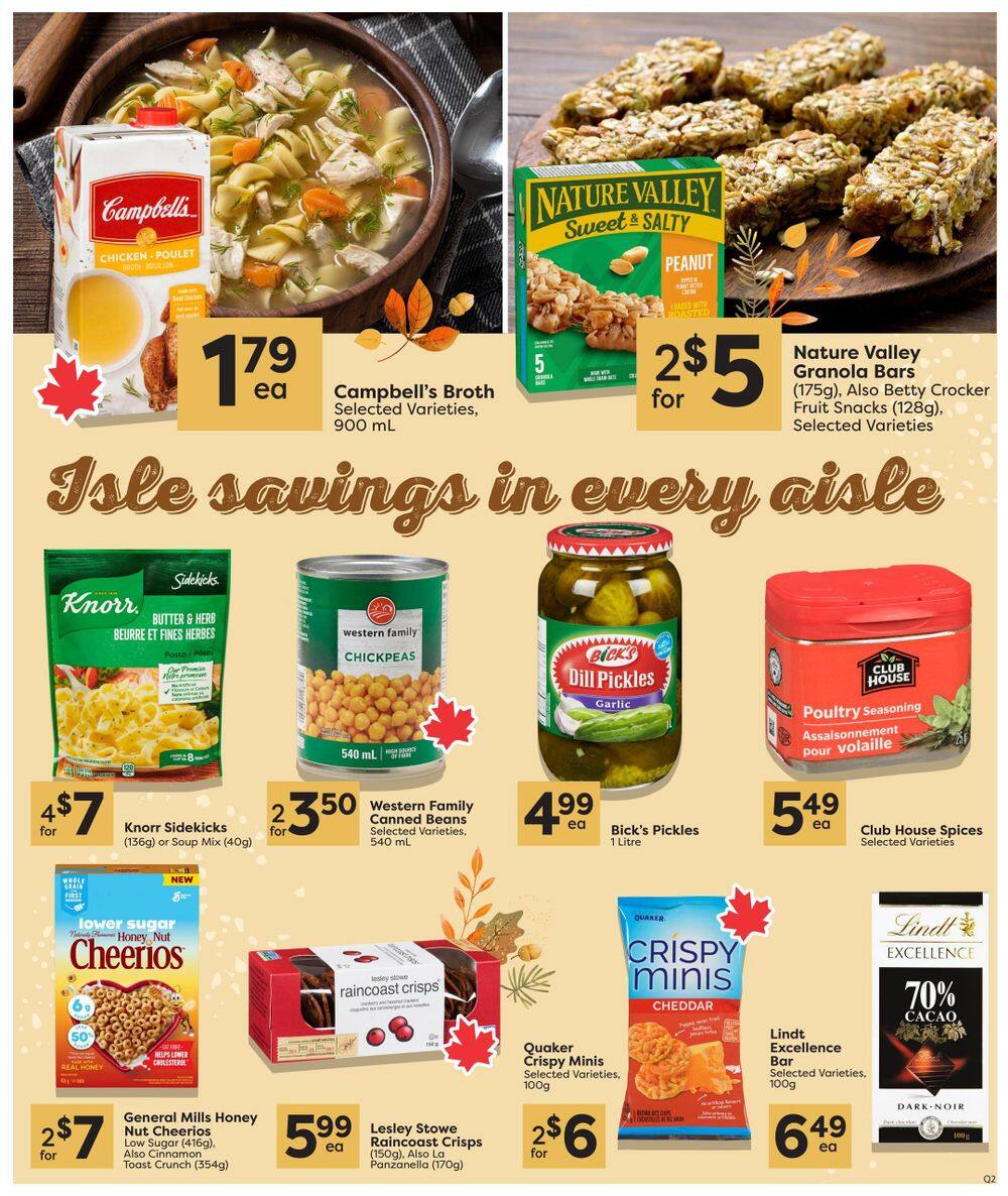 Quality Foods Flyer October 8 to 14