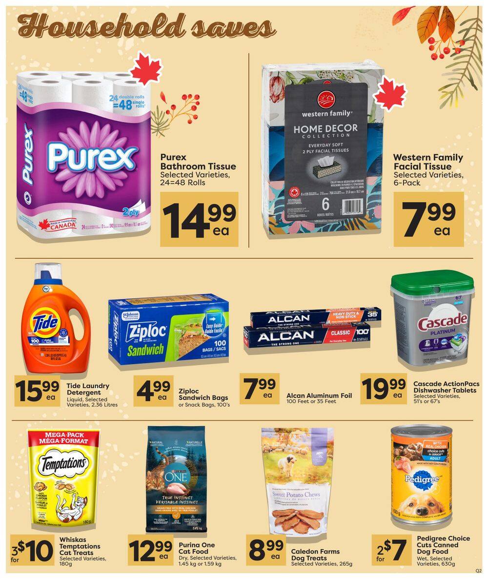 Quality Foods Flyer October 8 to 14