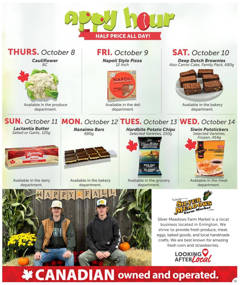 Quality Foods Flyer October 8 to 14