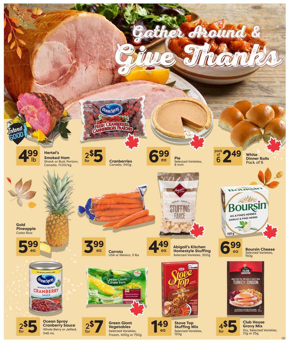 Quality Foods Flyer October 8 to 14
