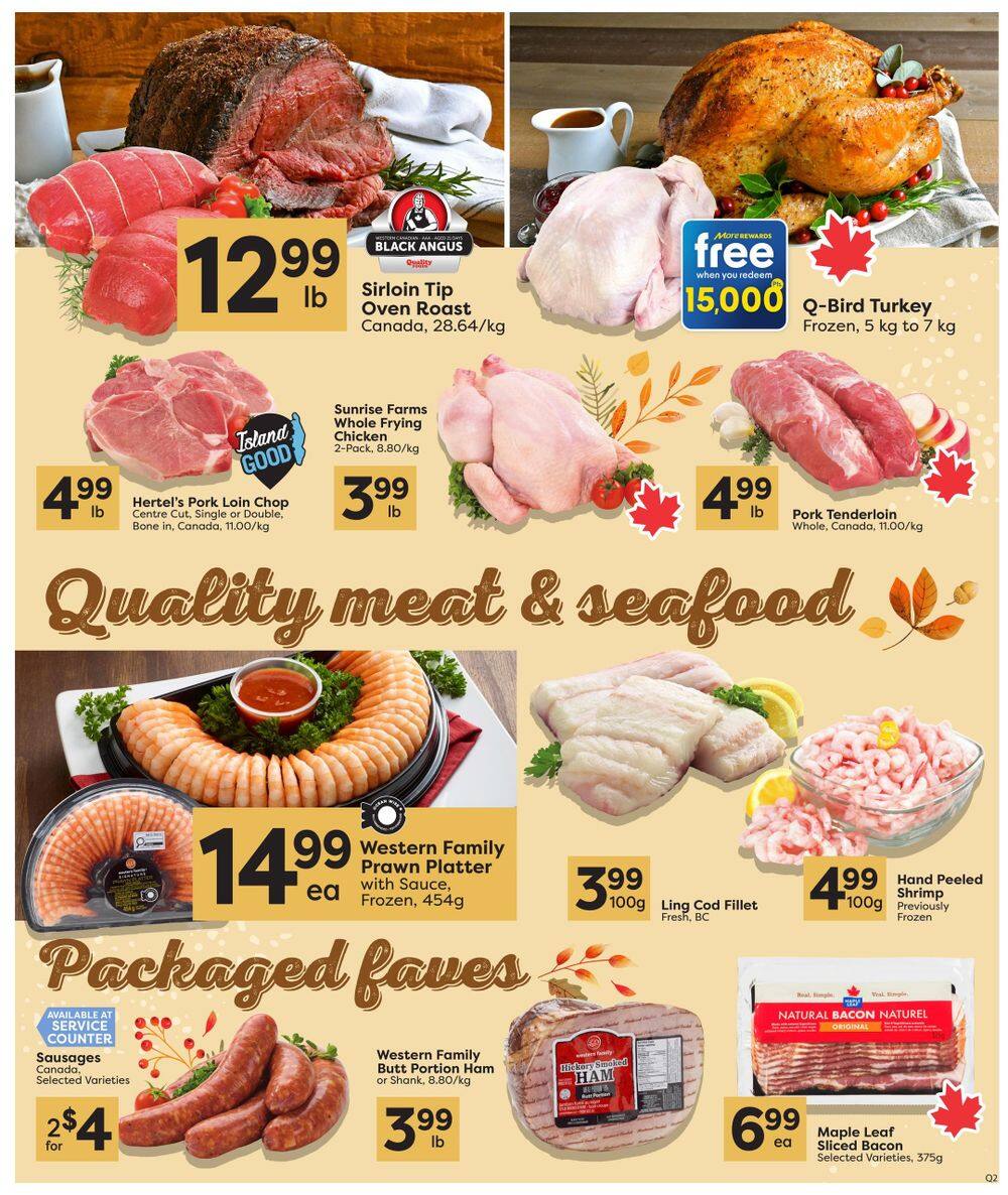 Quality Foods Flyer October 8 to 14