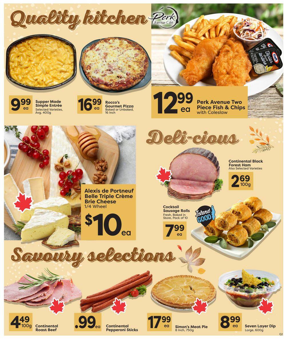 Quality Foods Flyer October 8 to 14