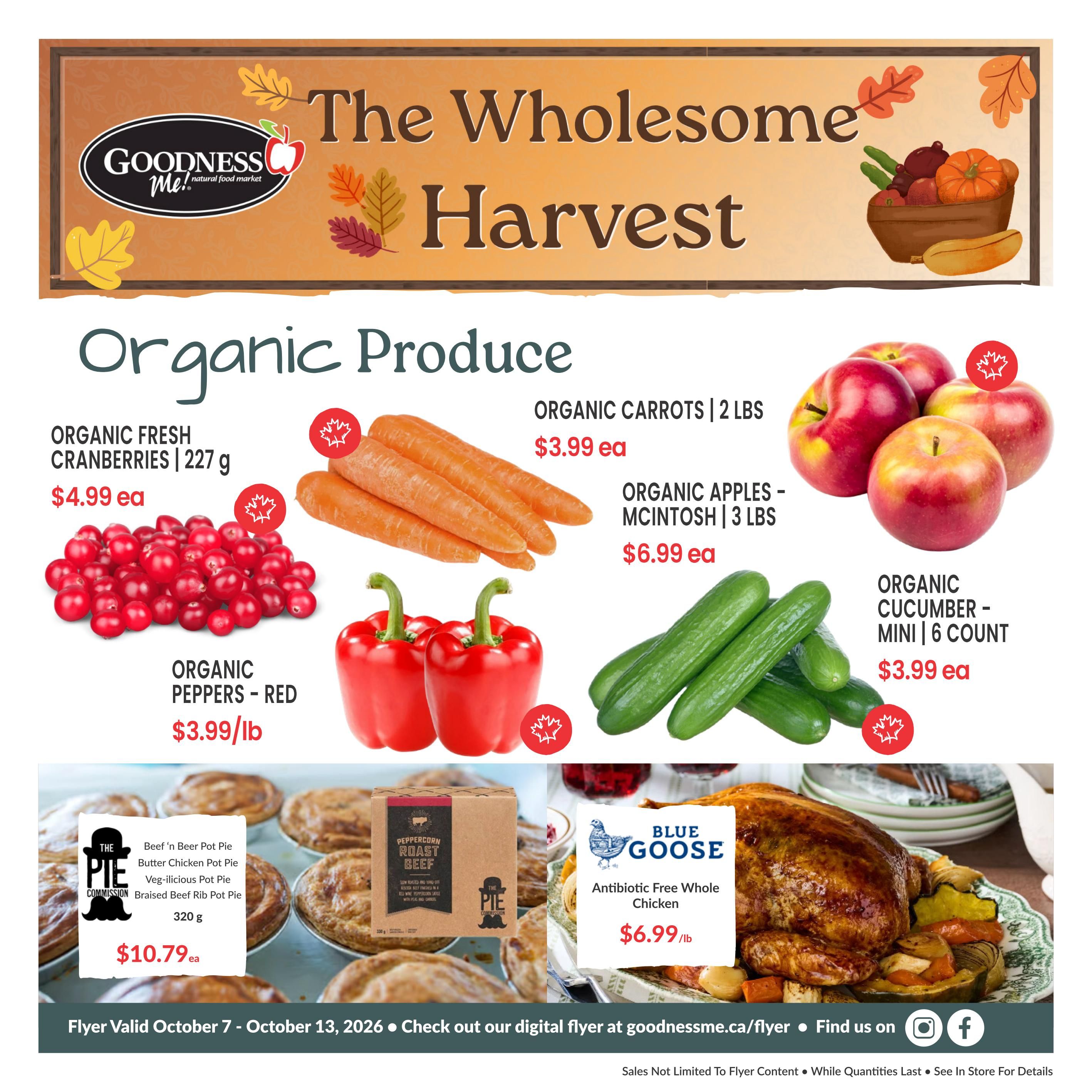 Goodness Me Flyer October 7 to 13