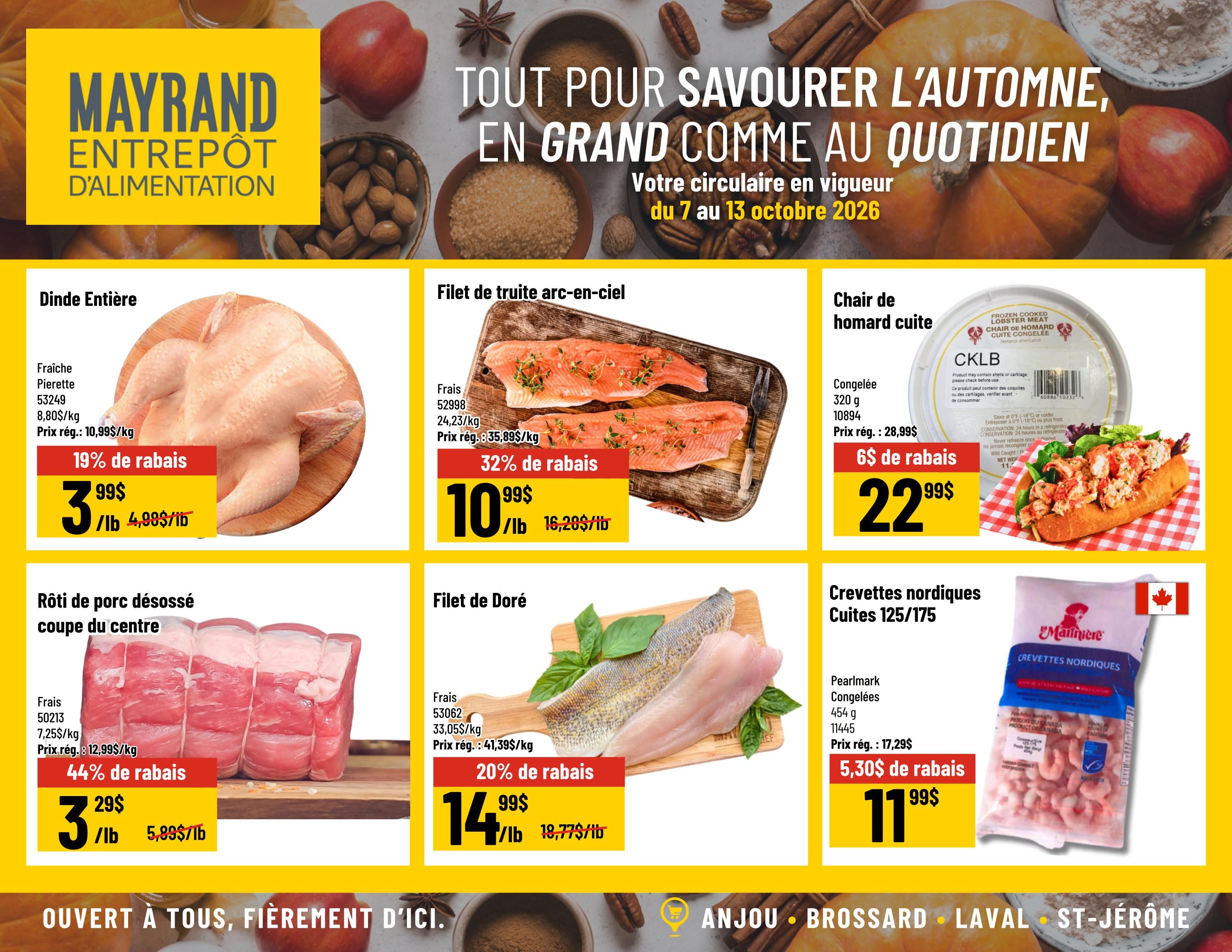 Mayrand Flyer October 7 to 13