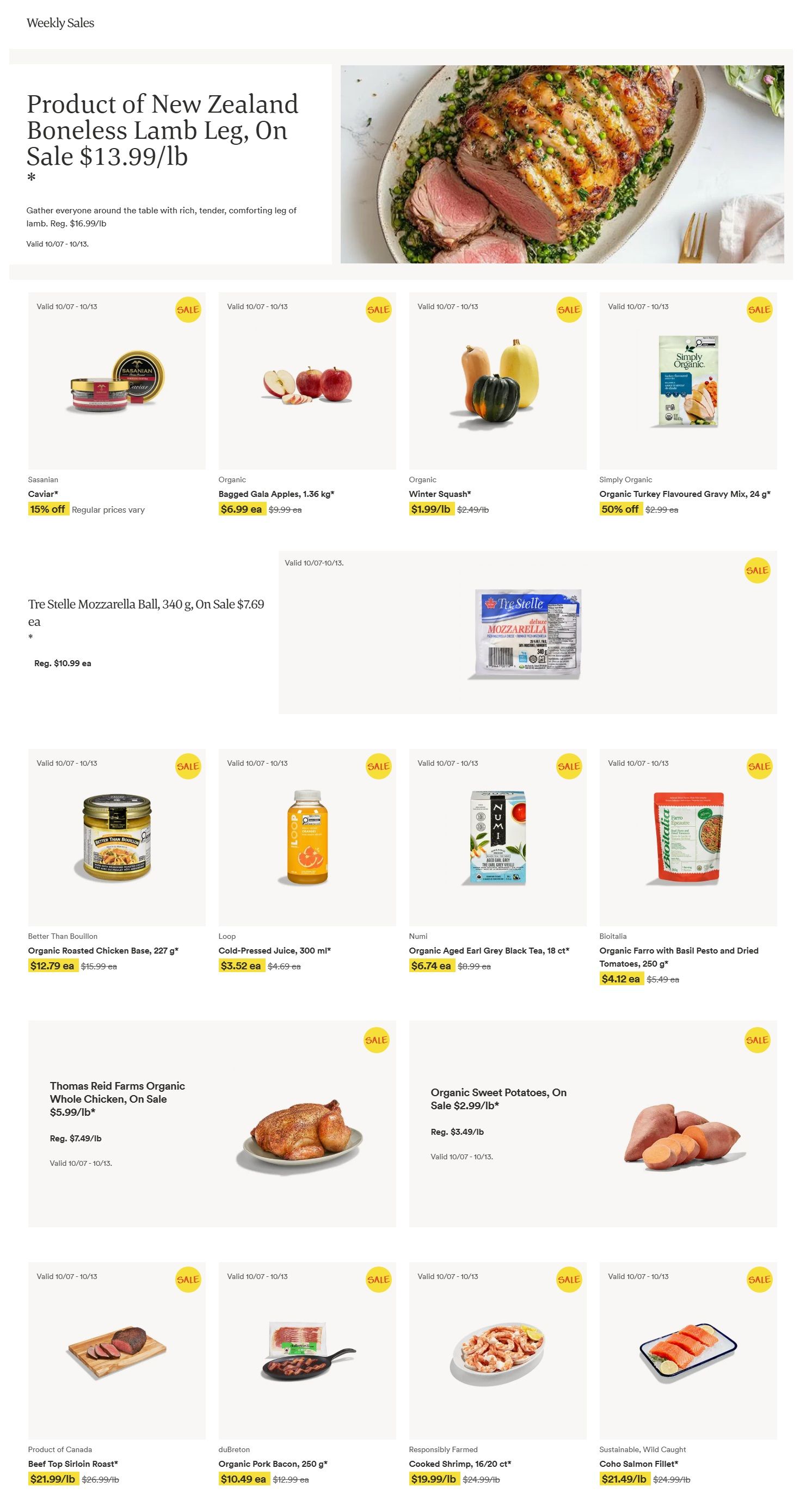 Whole Foods Market (West) Flyer October 7 to 13