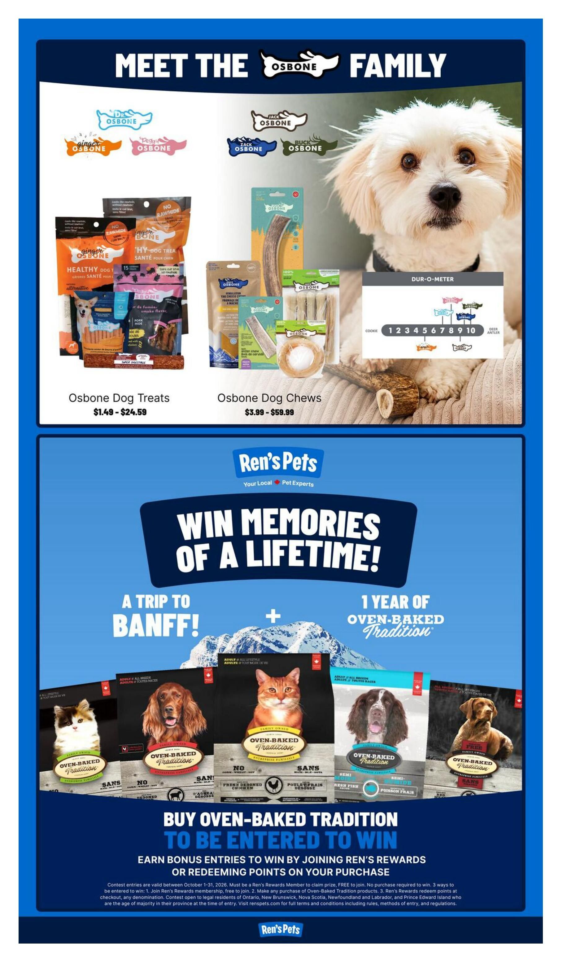 Ren's Pets Flyer October 8 to 14