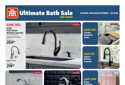 Home Hardware (BC) Ultimate Bath Sale Flyer October 1 to 28