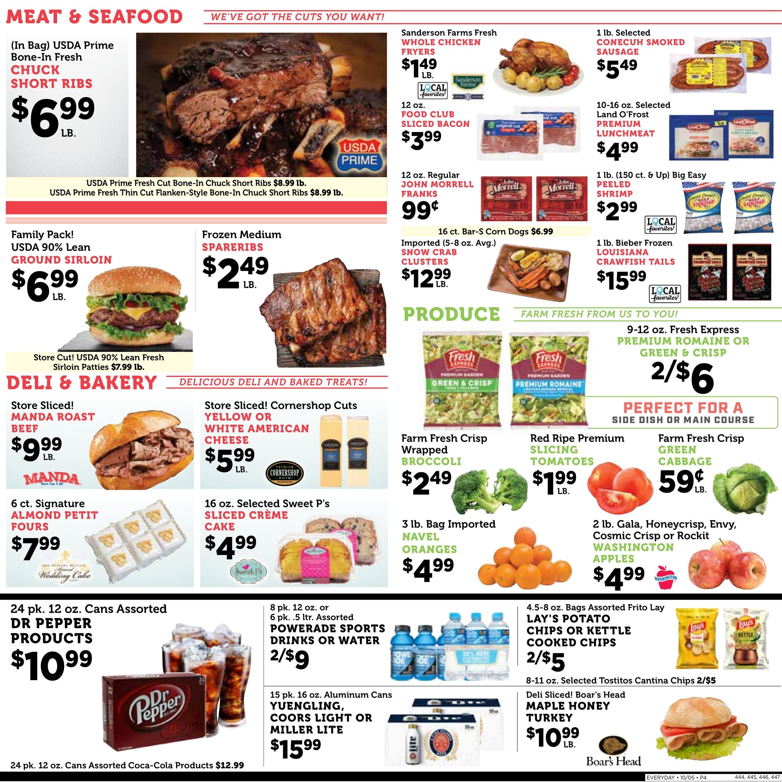Harvest Supermarket Weekly Ad October 6 - 12, 2026