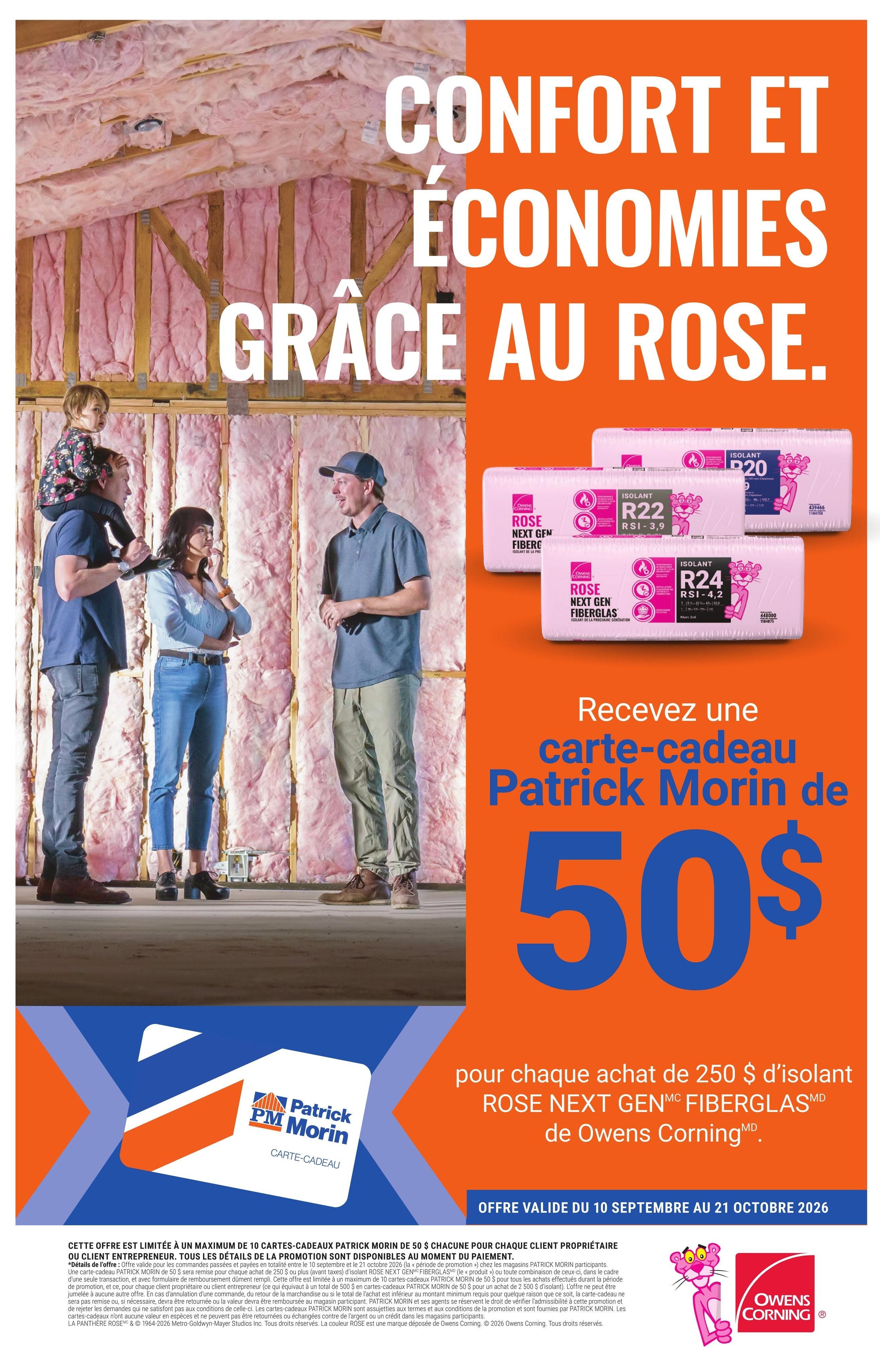 Patrick Morin Flyer October 8 to 14