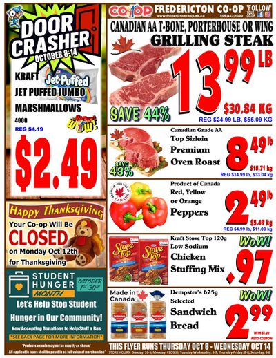 Fredericton Co-op Flyer October 8 to 14