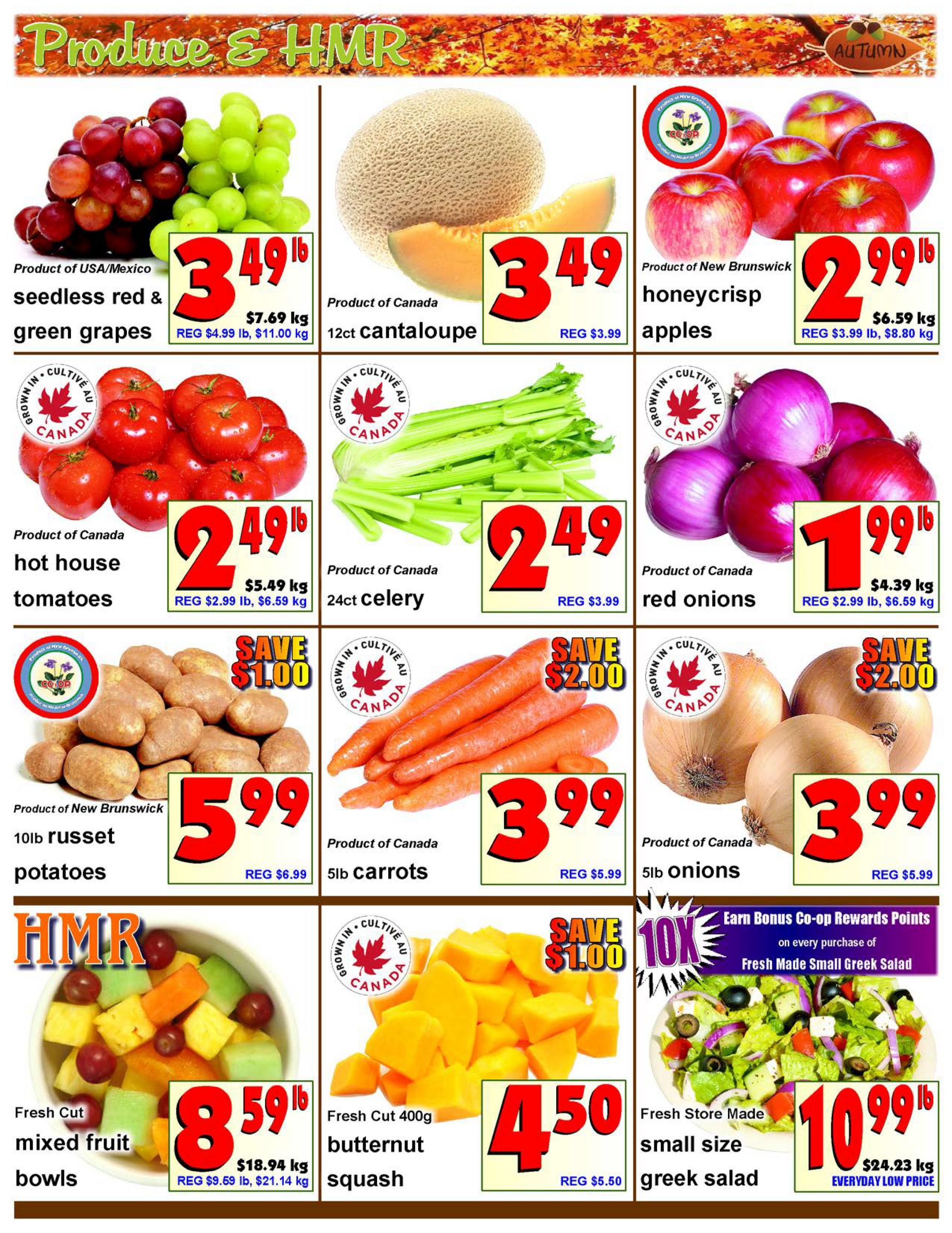 Fredericton Co-op Flyer October 8 to 14