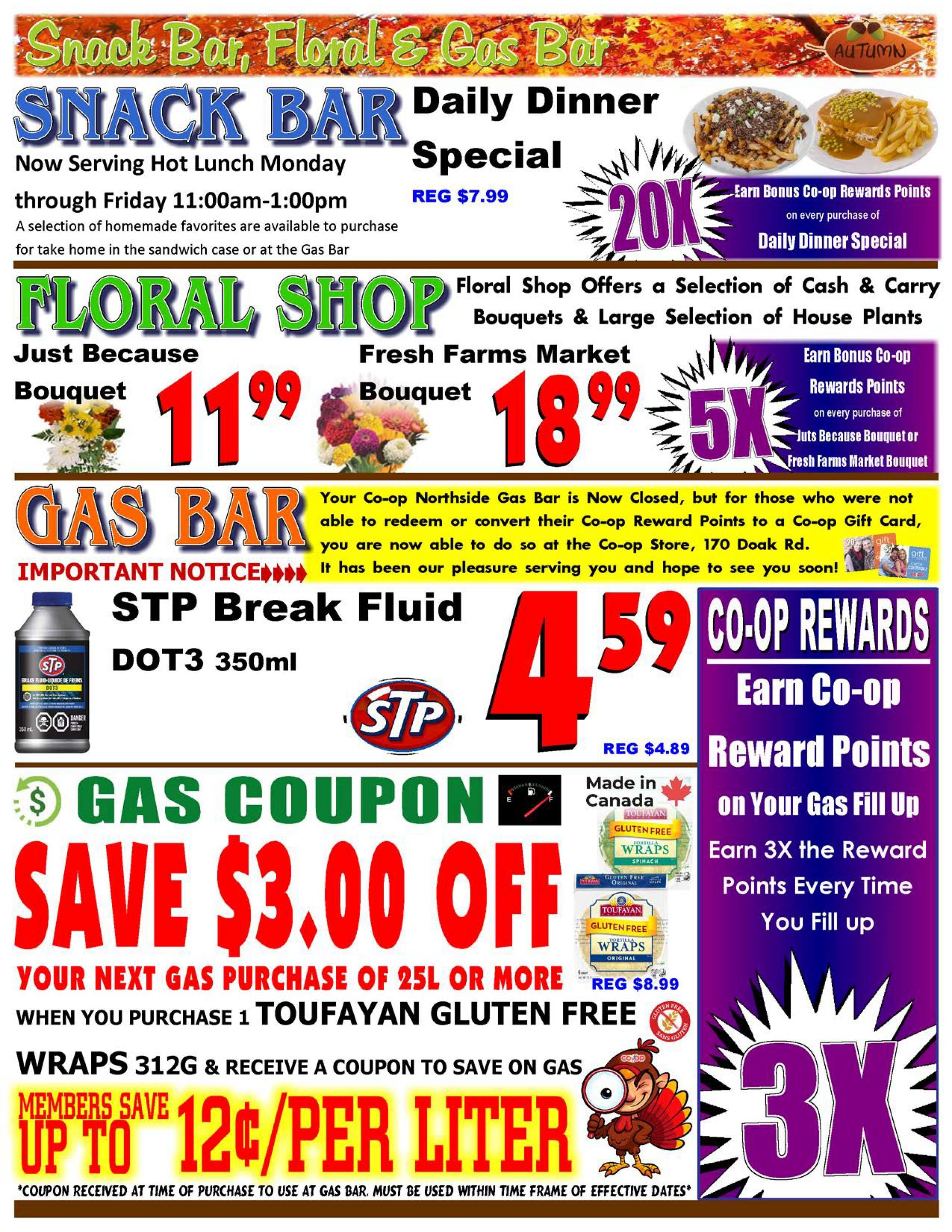Fredericton Co-op Flyer October 8 to 14