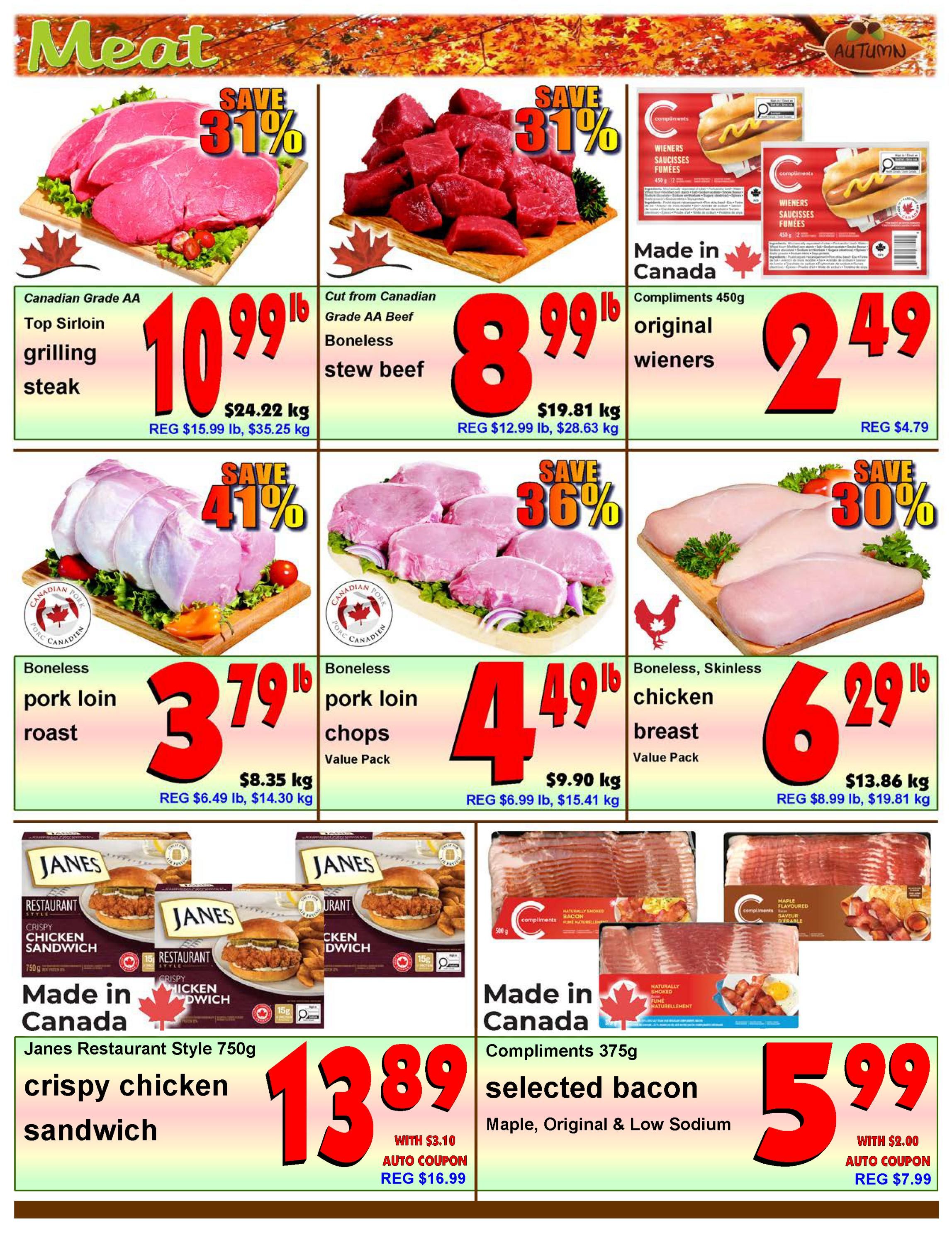 Fredericton Co-op Flyer October 8 to 14