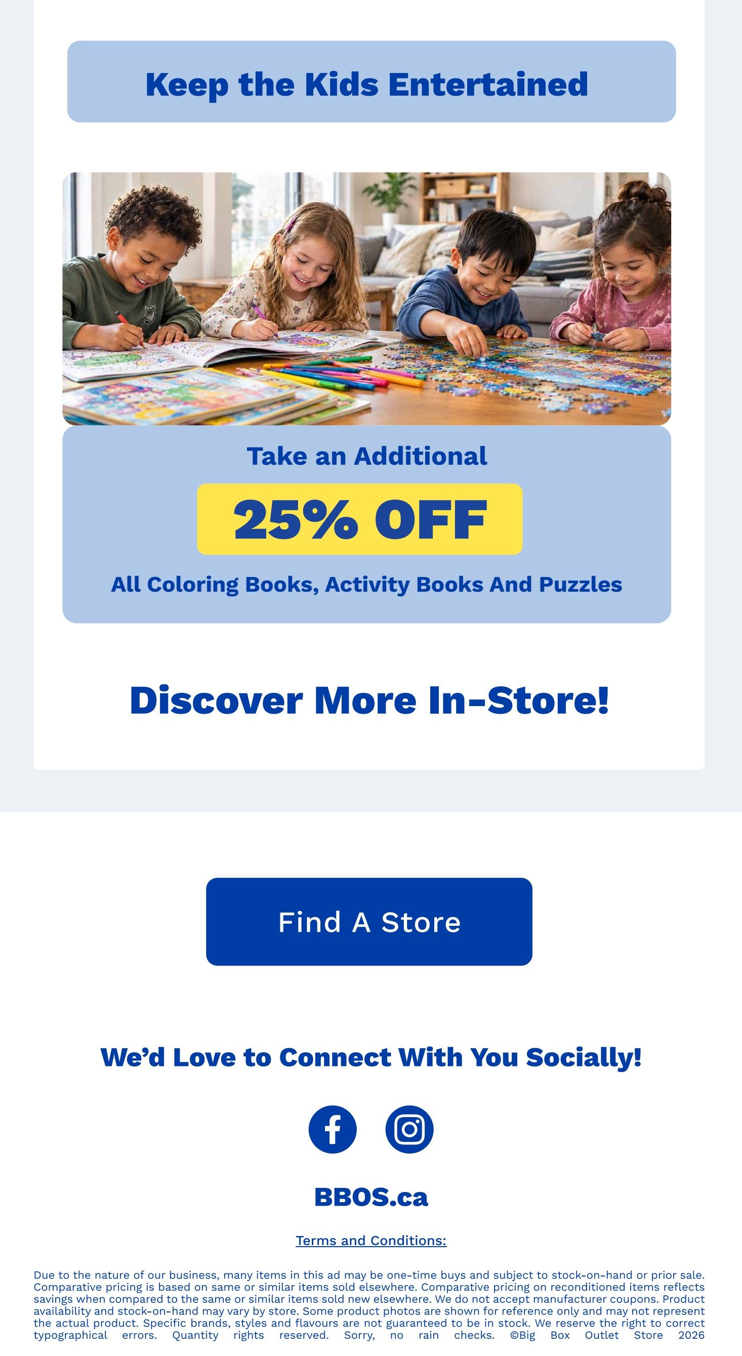 Big Box Outlet Store Flyer October 1 to 7