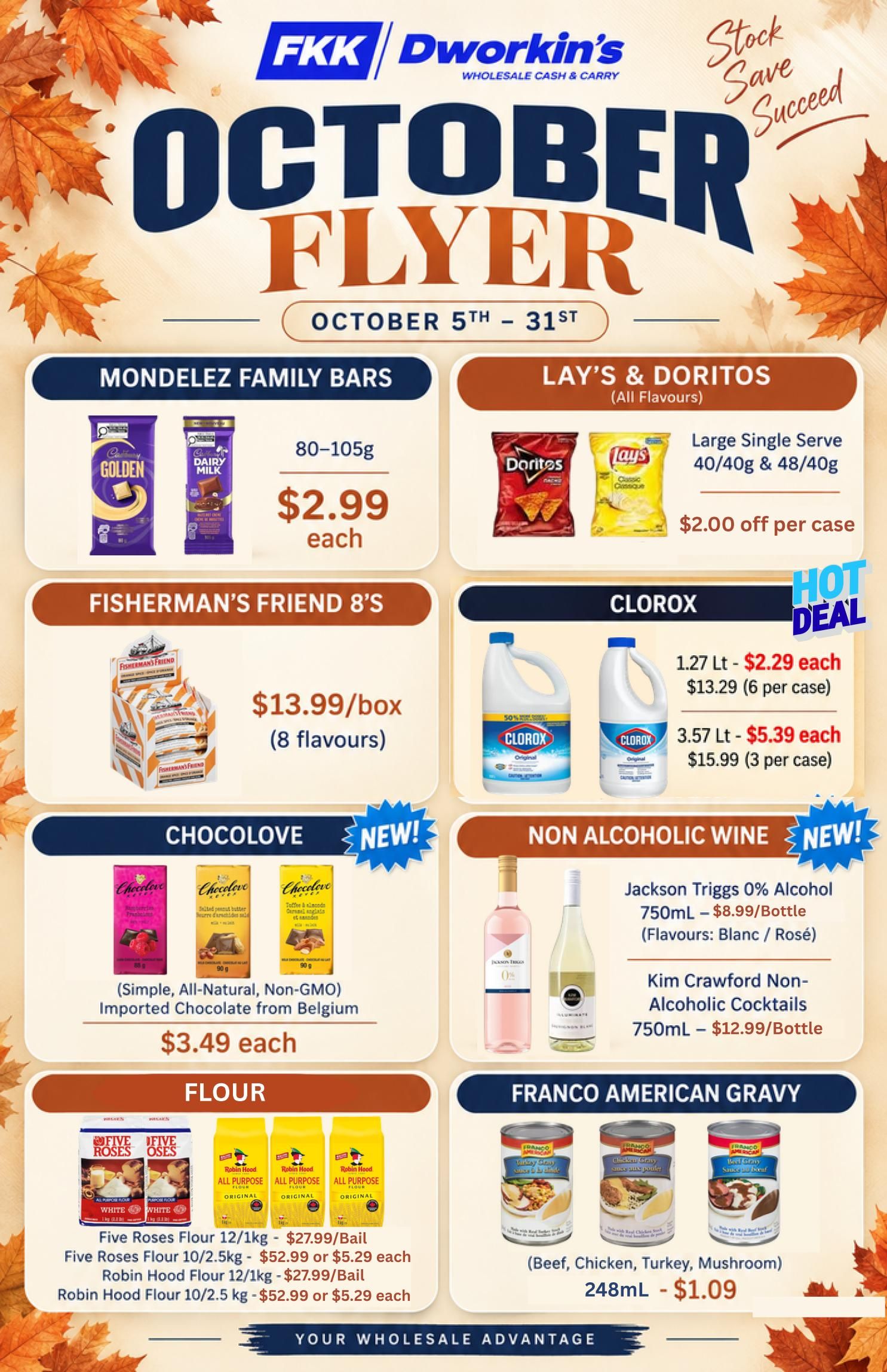 FKK Wholesale Cash & Carry Flyer October 5 to 31