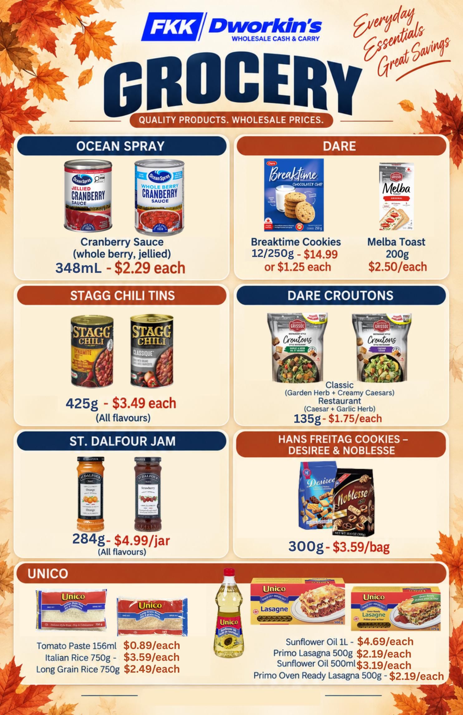 FKK Wholesale Cash & Carry Flyer October 5 to 31
