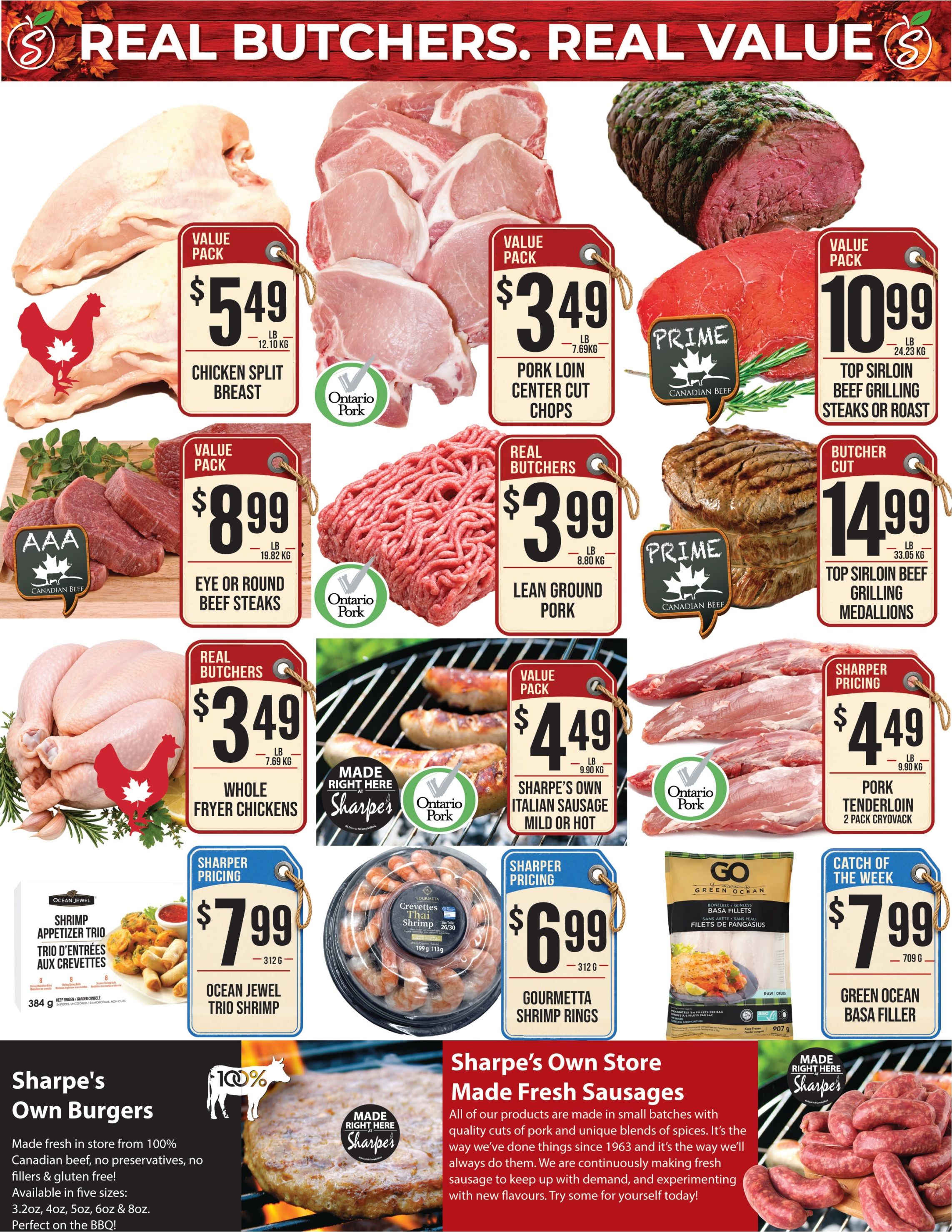 Sharpe's Food Market Flyer October 8 to 14
