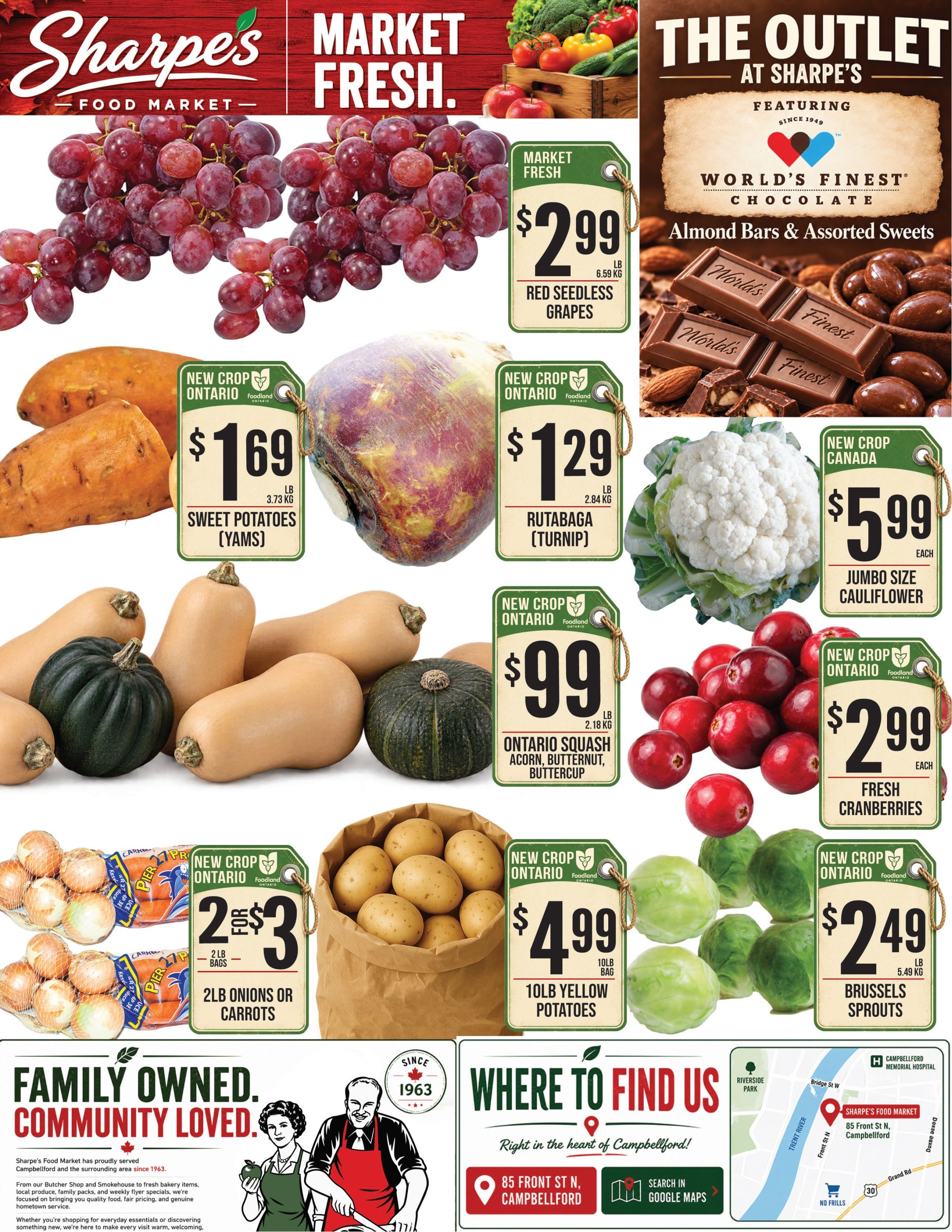 Sharpe's Food Market Flyer October 8 to 14