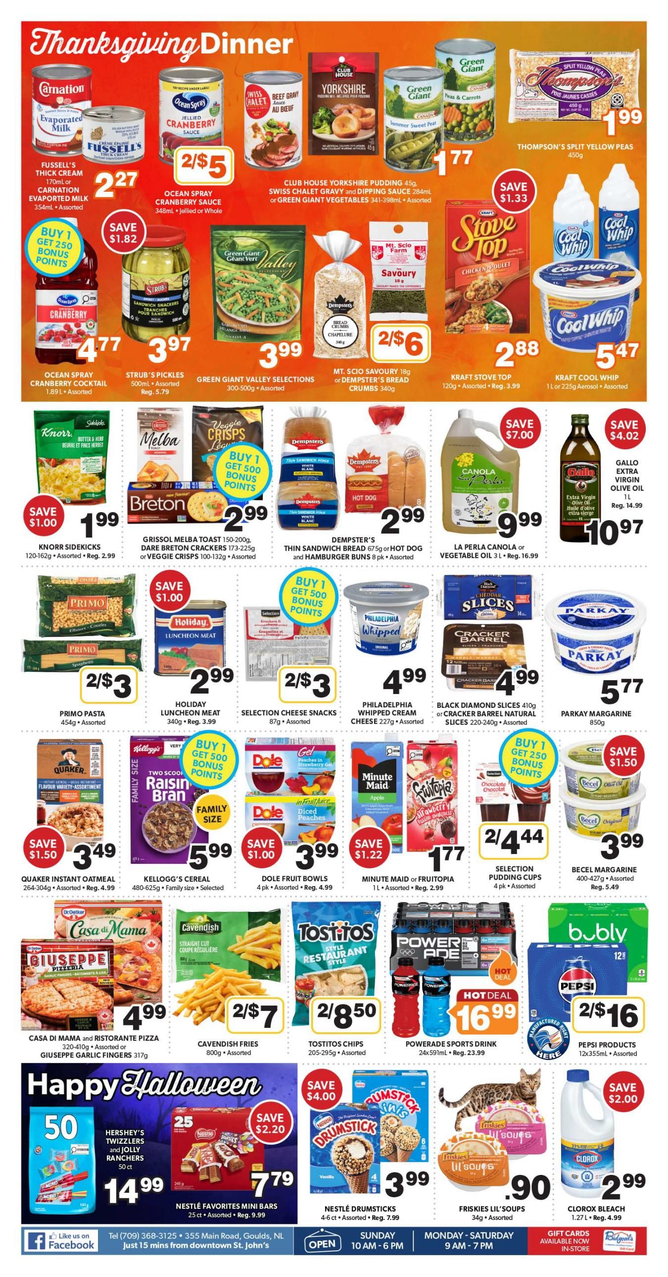Bidgood's Flyer October 8 to 14