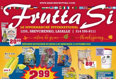 Frutta Si Flyer October 8 to 14