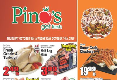 Pino's Flyer October 8 to 14