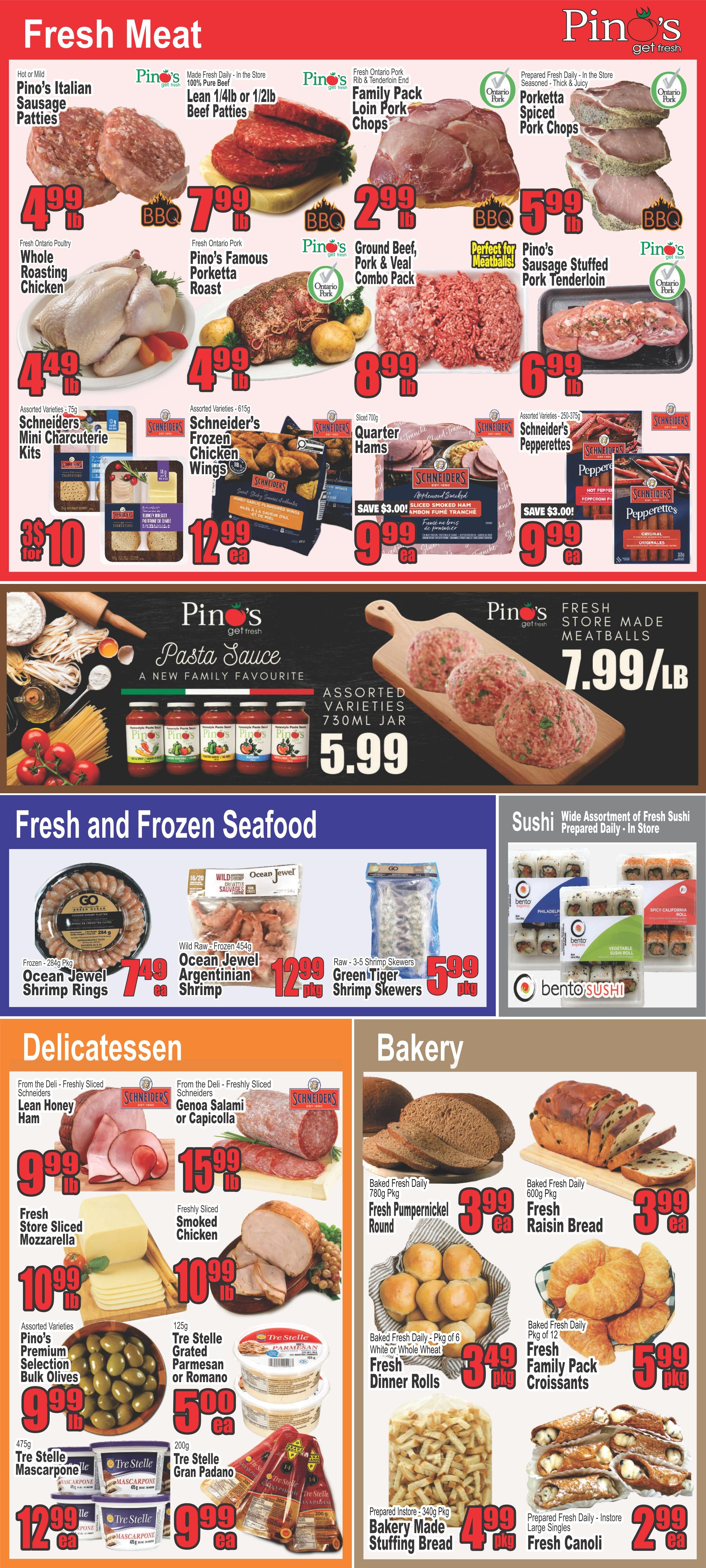Pino's Flyer October 8 to 14