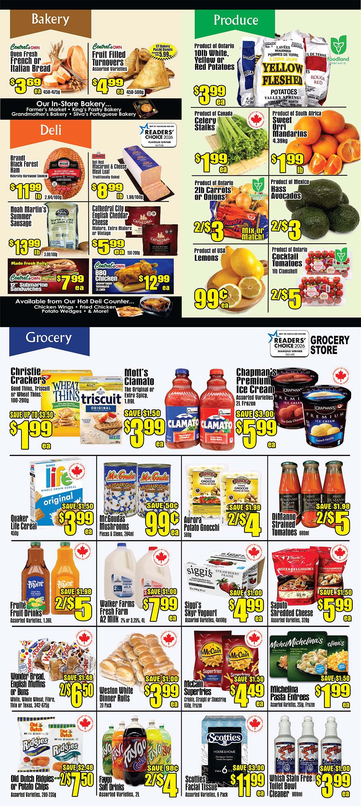 Central Fresh Market Flyer October 8 to 15