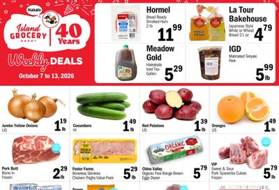 Island Grocery Depot Weekly Ad October 7 - 13, 2026