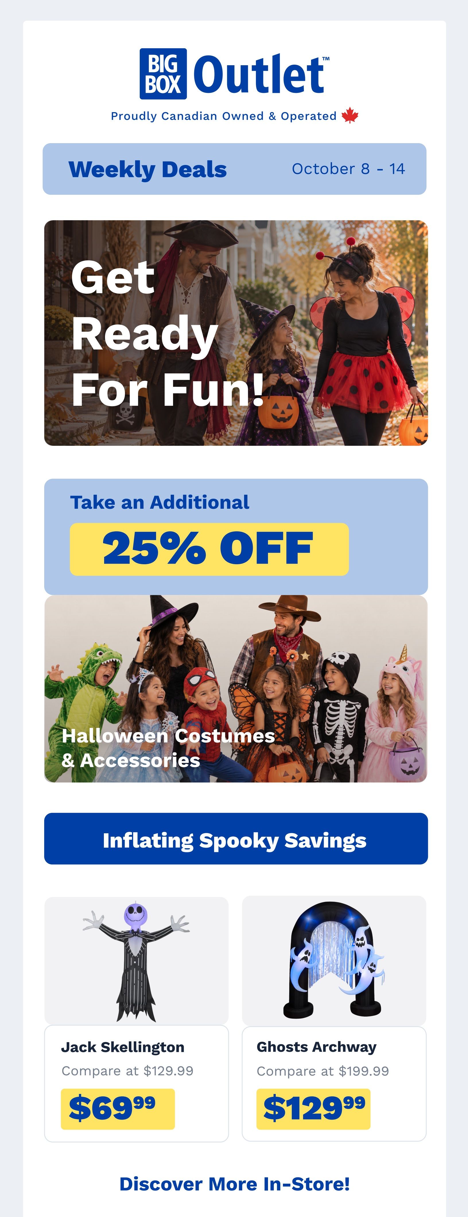 Big Box Outlet Store Flyer October 8 to 14
