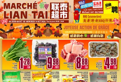 Marche Lian Tai Flyer October 8 to 14