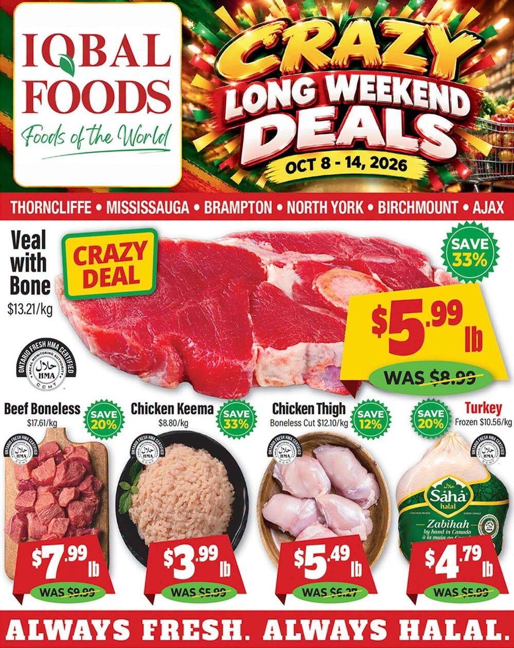 Iqbal Foods Flyer October 8 to 14