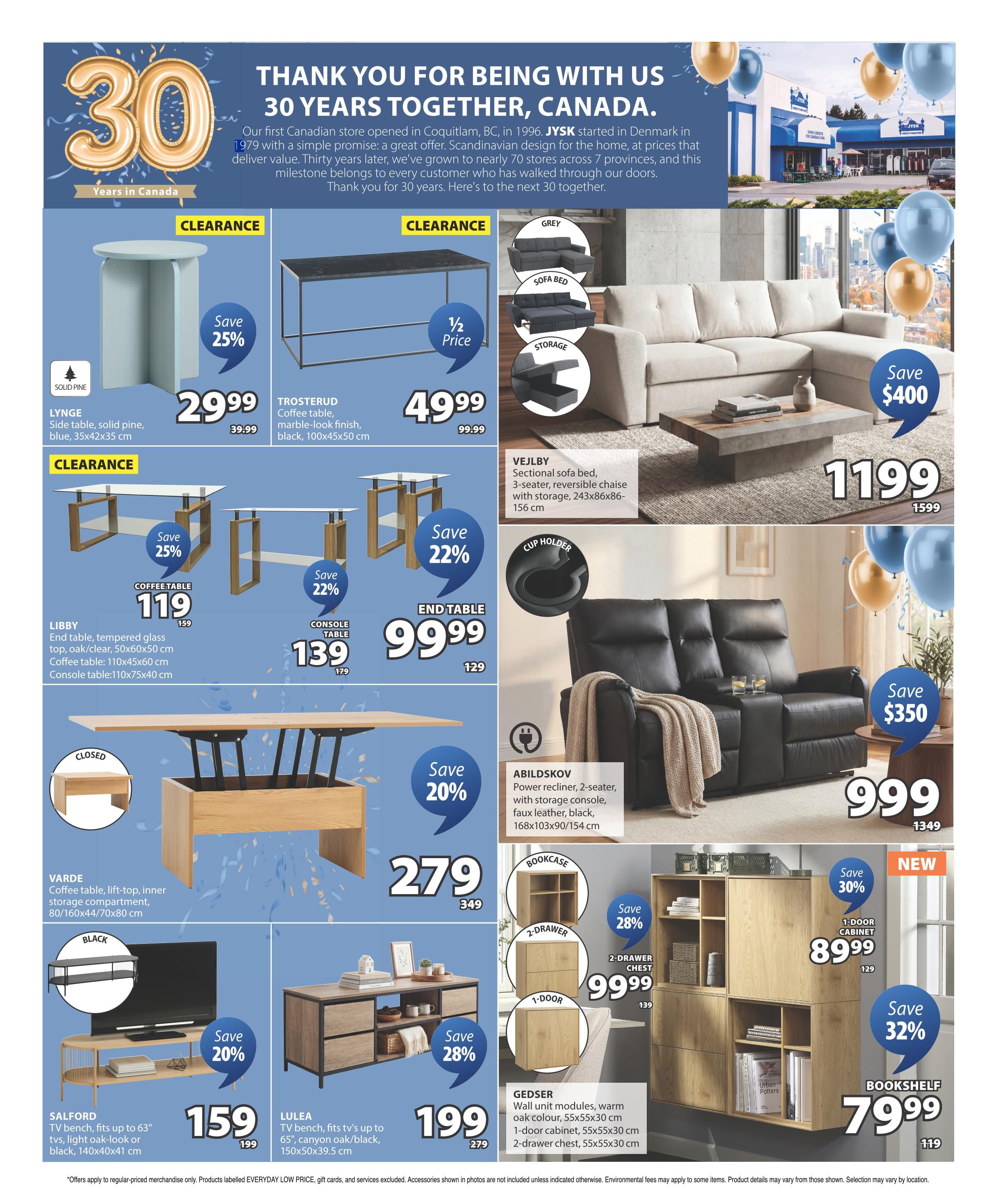 JYSK Flyer October 8 to 21
