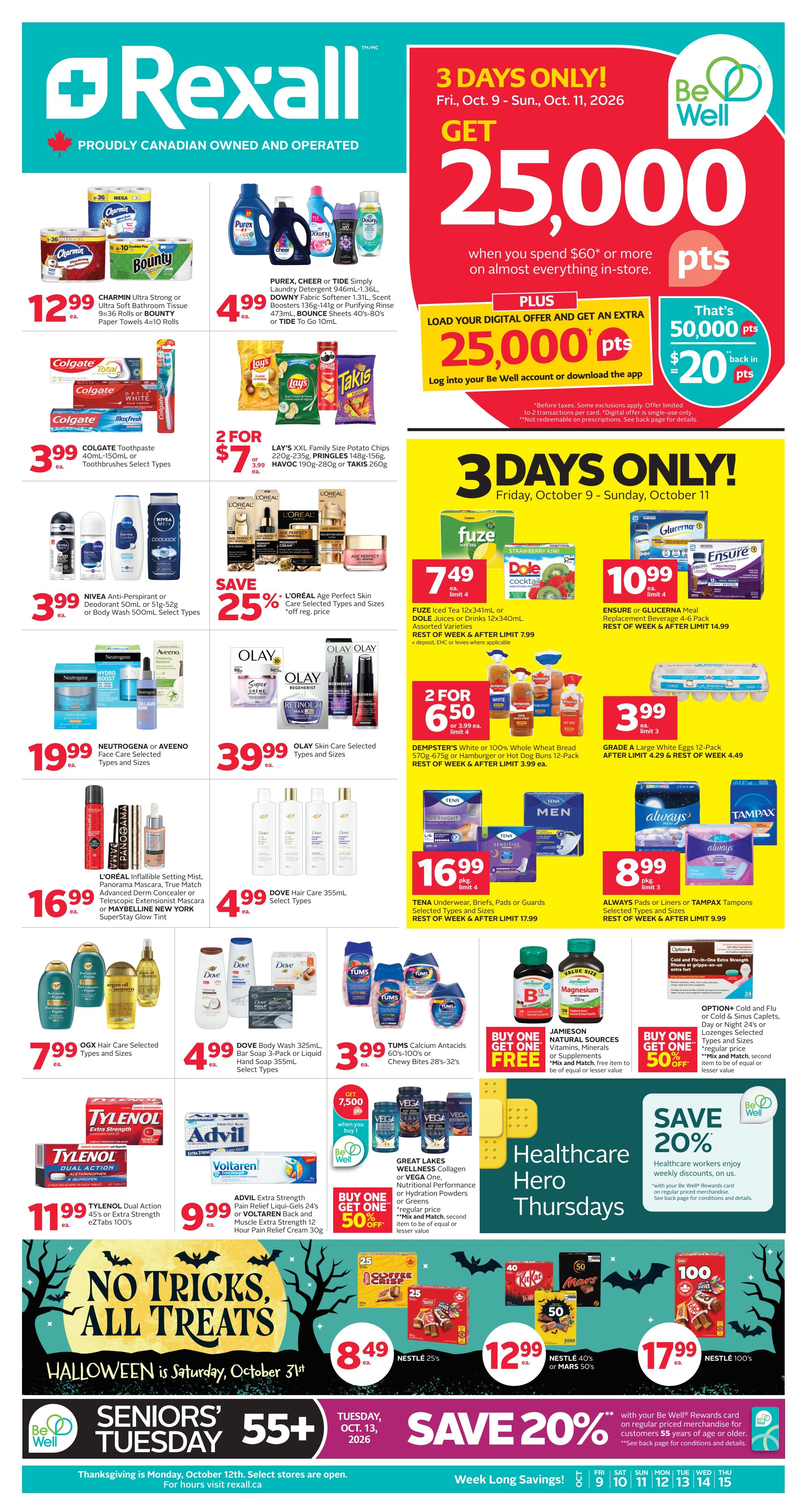 Rexall (AB, SK) Flyer October 9 to 15