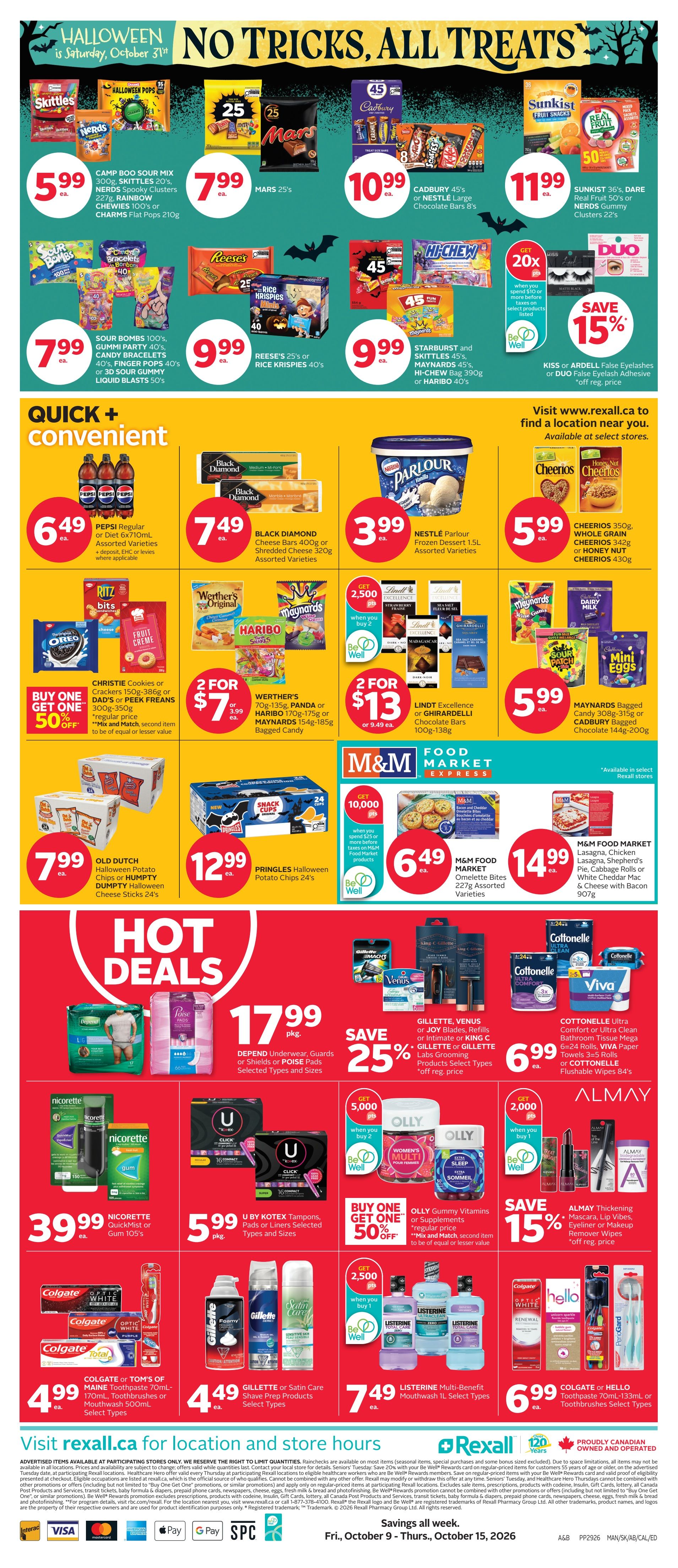 Rexall (AB, SK) Flyer October 9 to 15