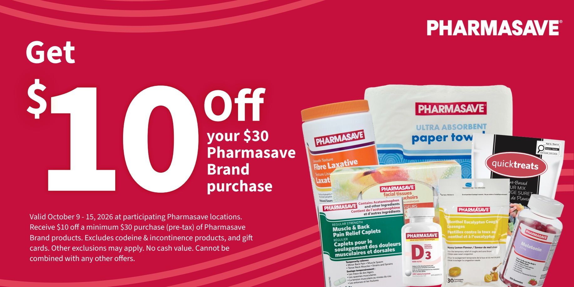 Pharmasave (Atlantic) Flyer October 9 to 15