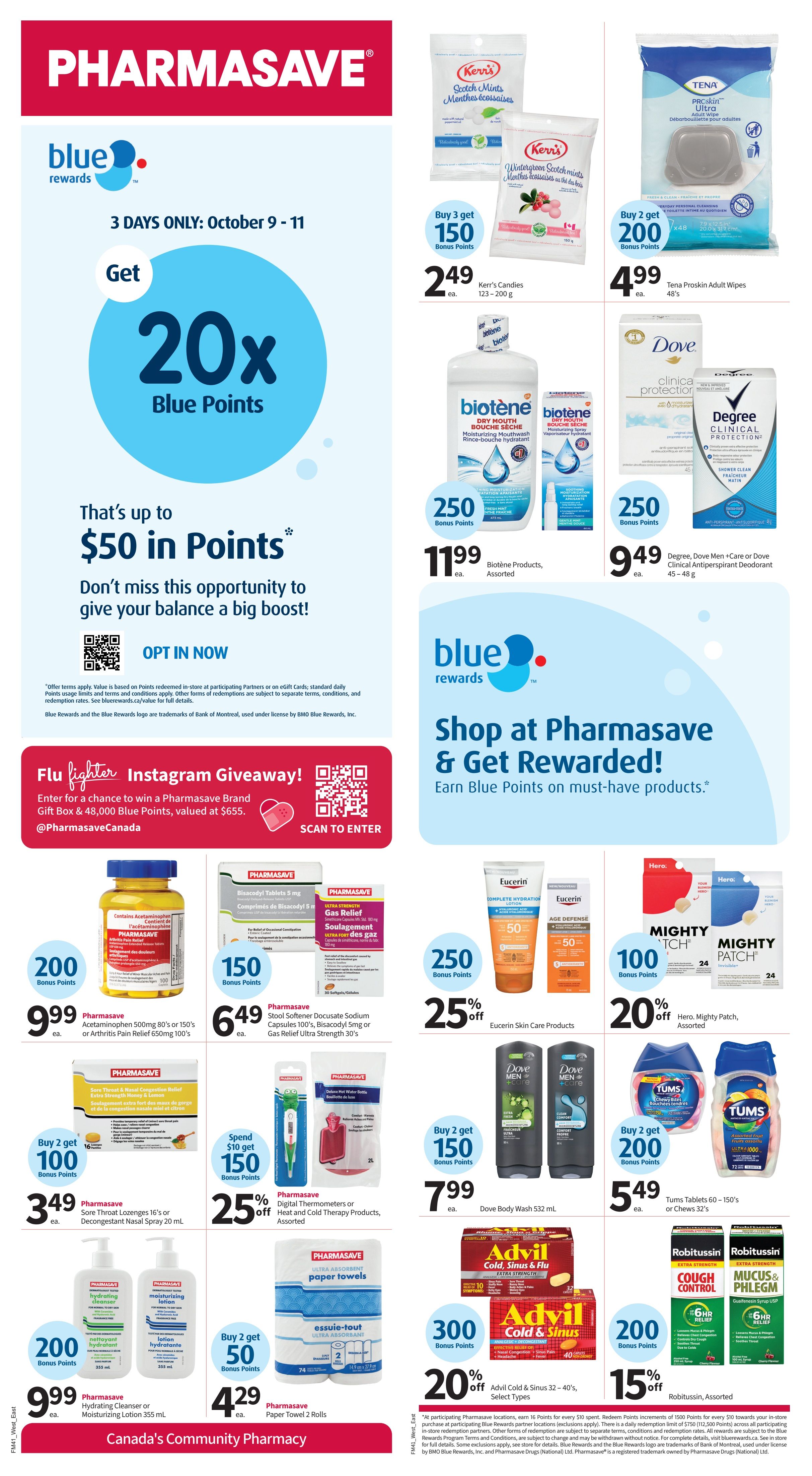 Pharmasave (ON & West) Flyer October 9 to 22