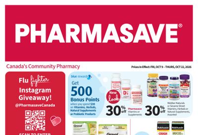 Pharmasave (Atlantic, ON, West) Flyer October 9 to 22