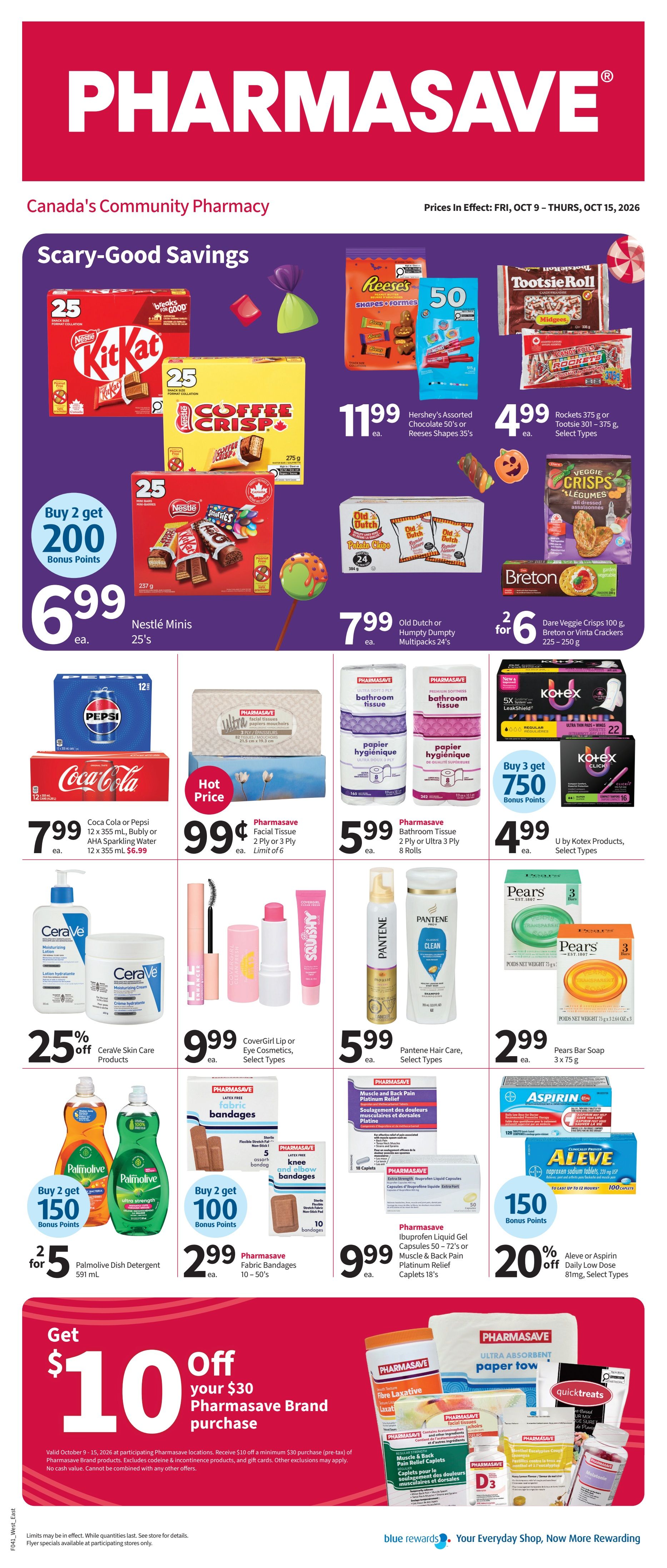 Pharmasave (ON & West) Flyer October 9 to 15