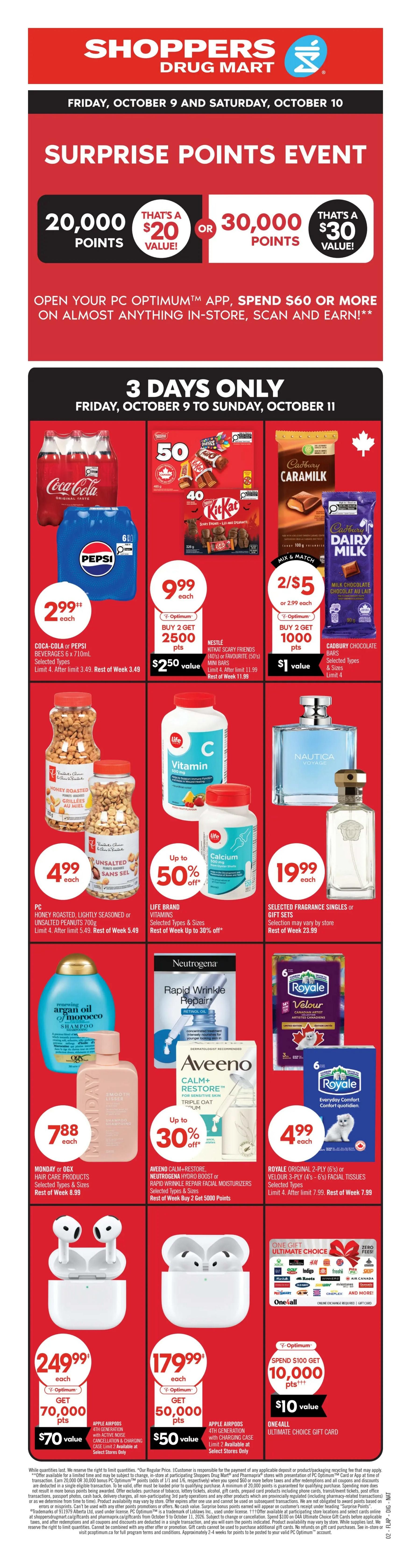 Shoppers Drug Mart (ON) Flyer October 10 to 16