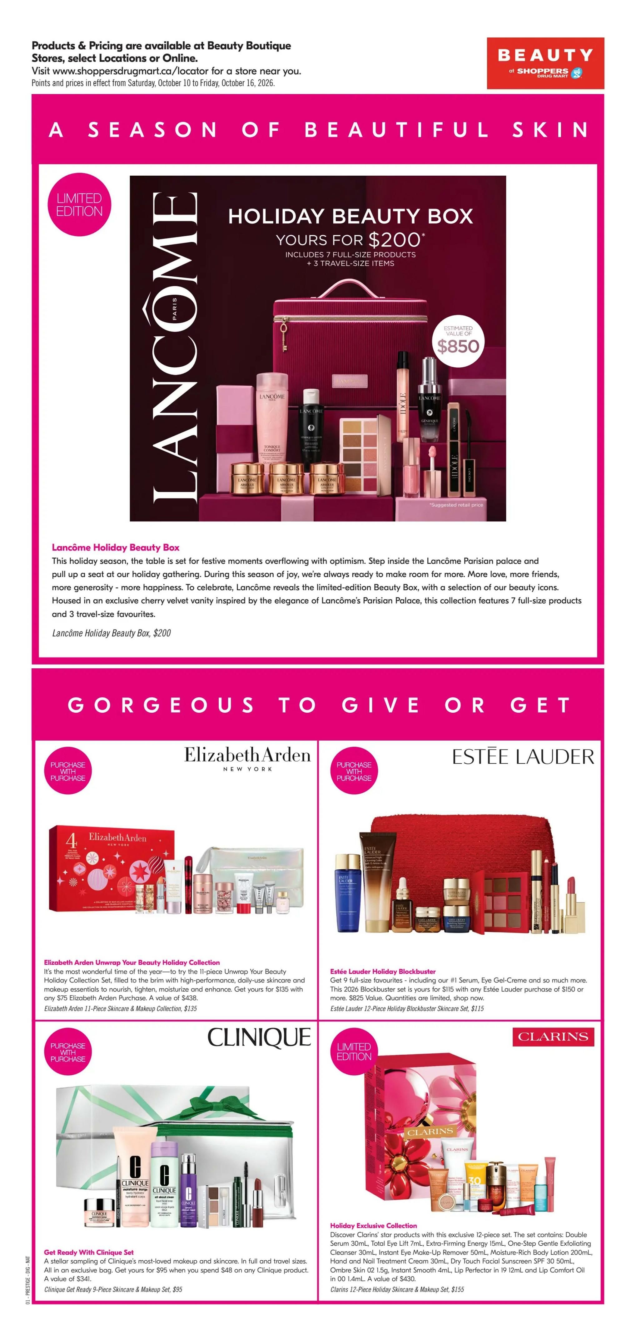 Shoppers Drug Mart (ON) Flyer October 10 to 16
