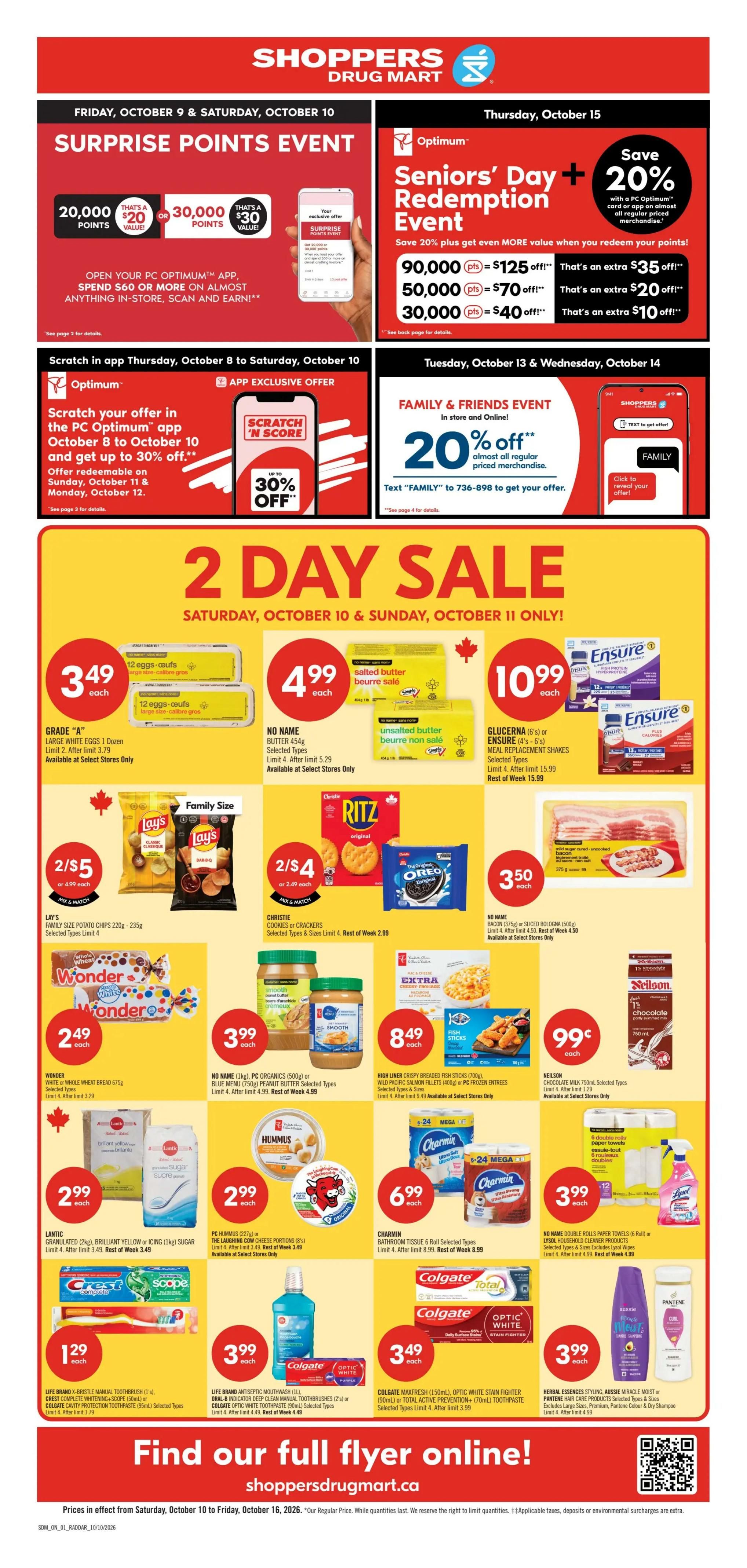 Shoppers Drug Mart (ON) Flyer October 10 to 16