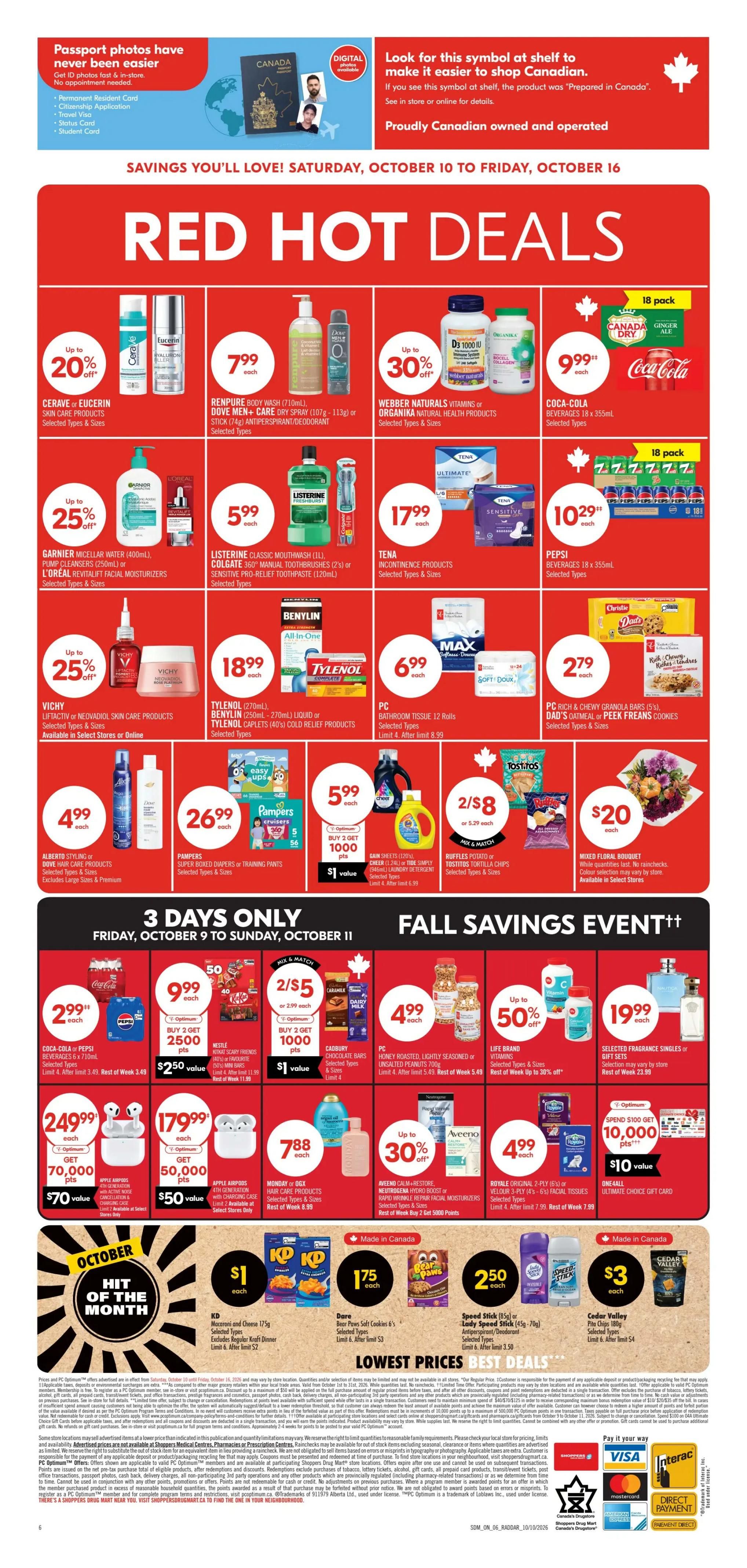 Shoppers Drug Mart (ON) Flyer October 10 to 16