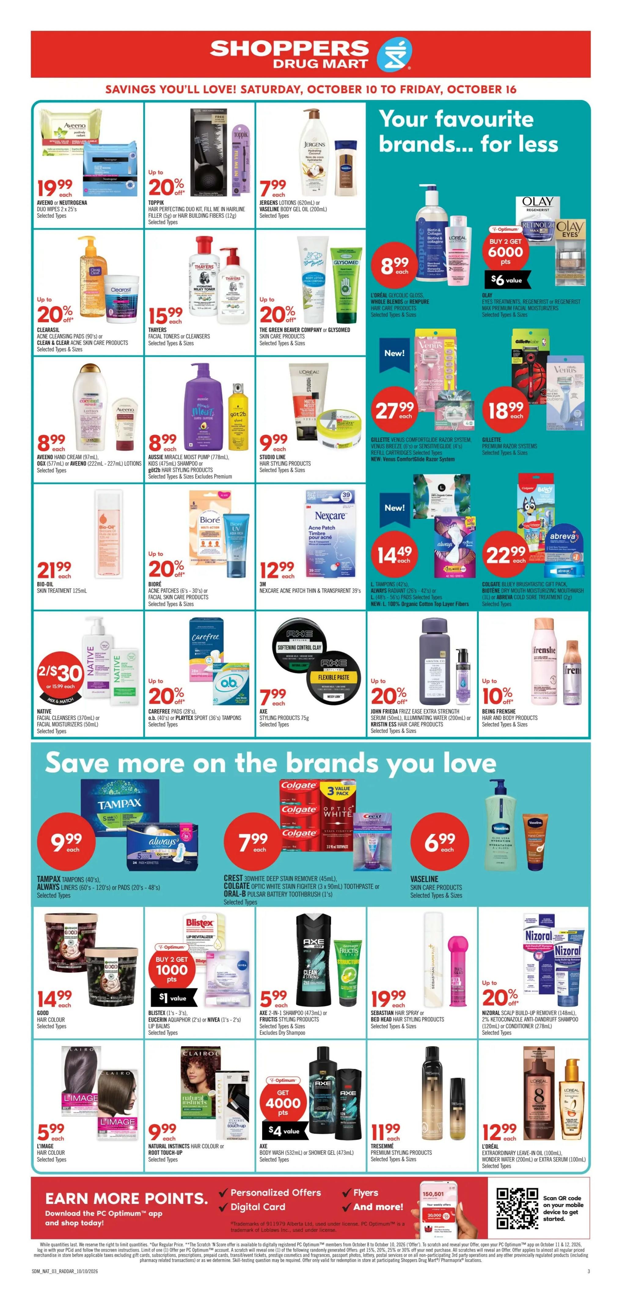 Shoppers Drug Mart (Atlantic) Flyer October 10 to 16