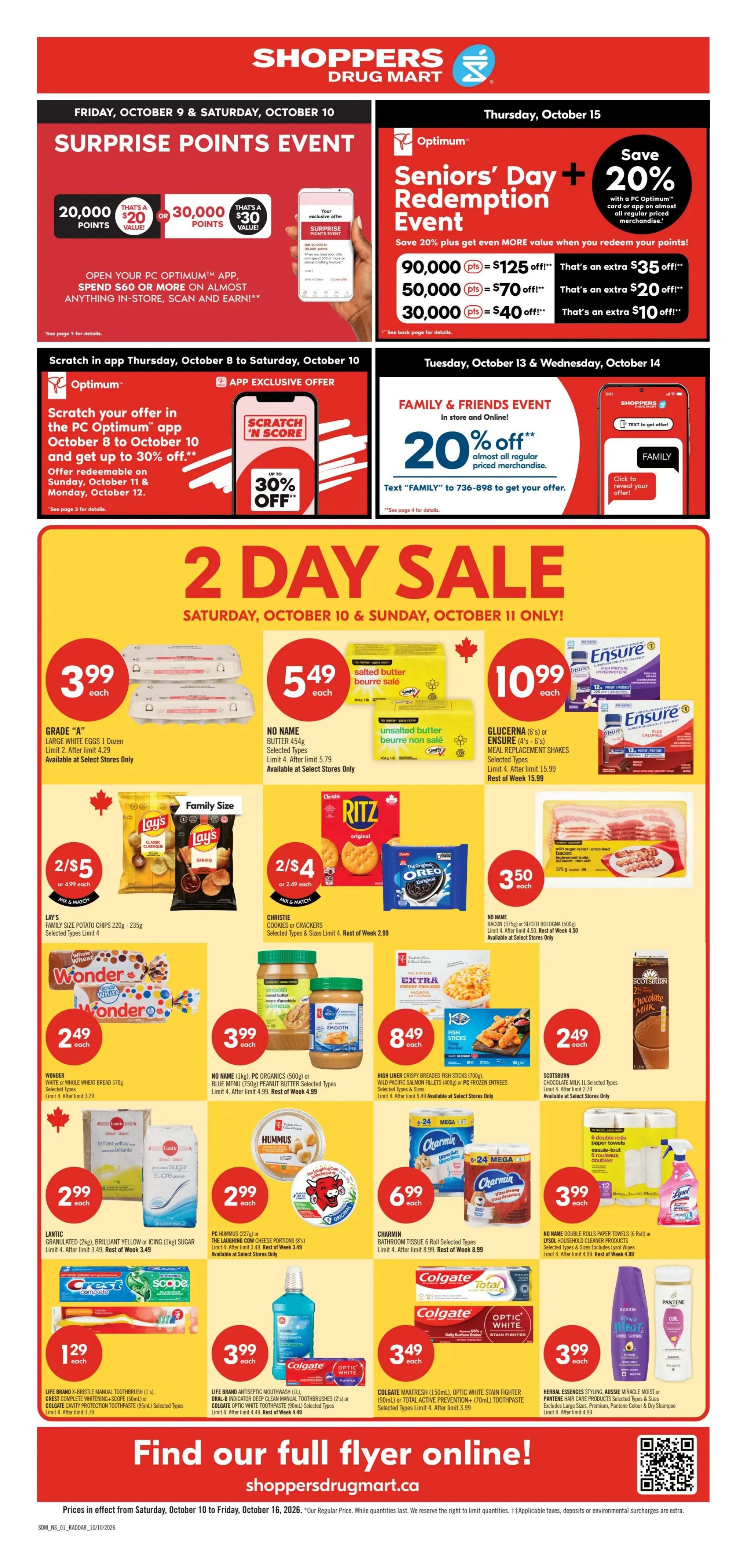 Shoppers Drug Mart (Atlantic) Flyer October 10 to 16