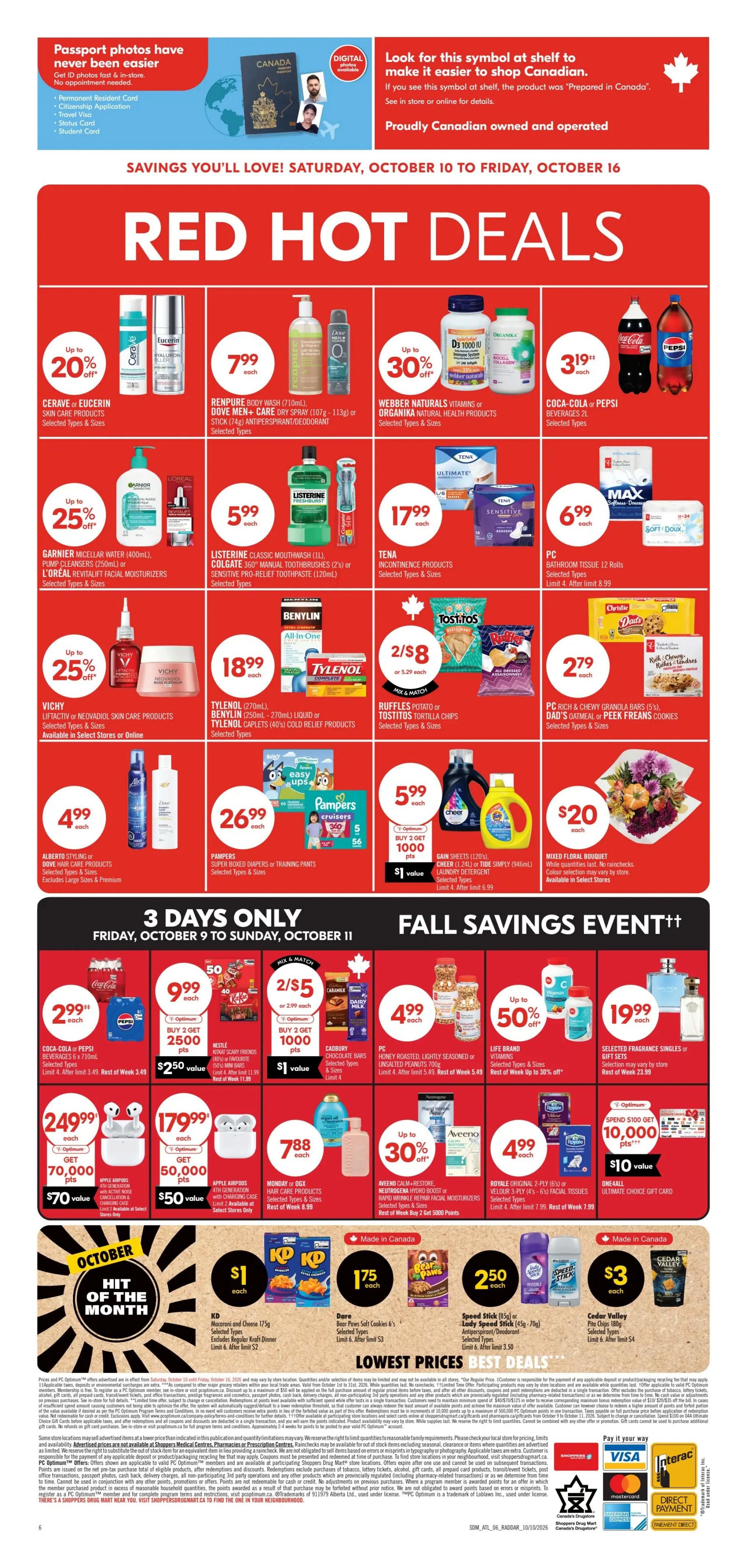 Shoppers Drug Mart (Atlantic) Flyer October 10 to 16